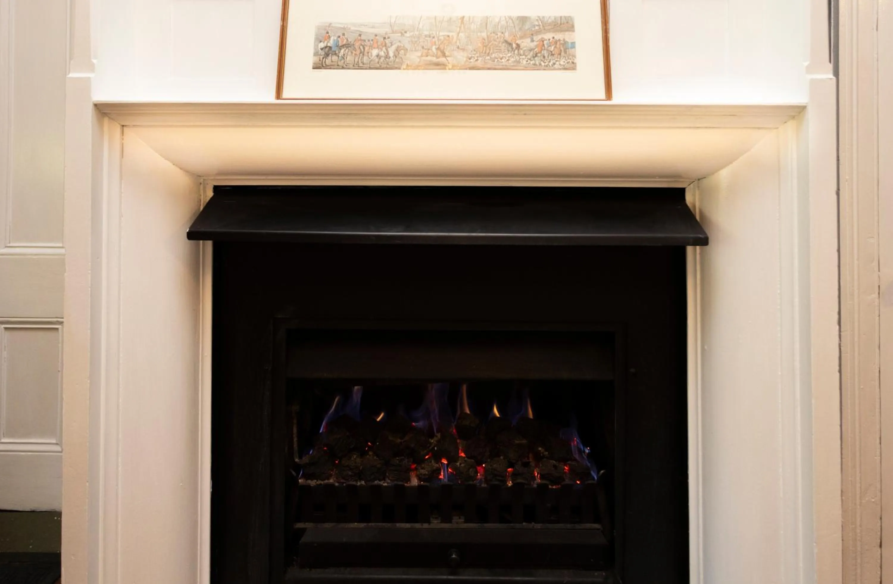 fireplace in Leura House