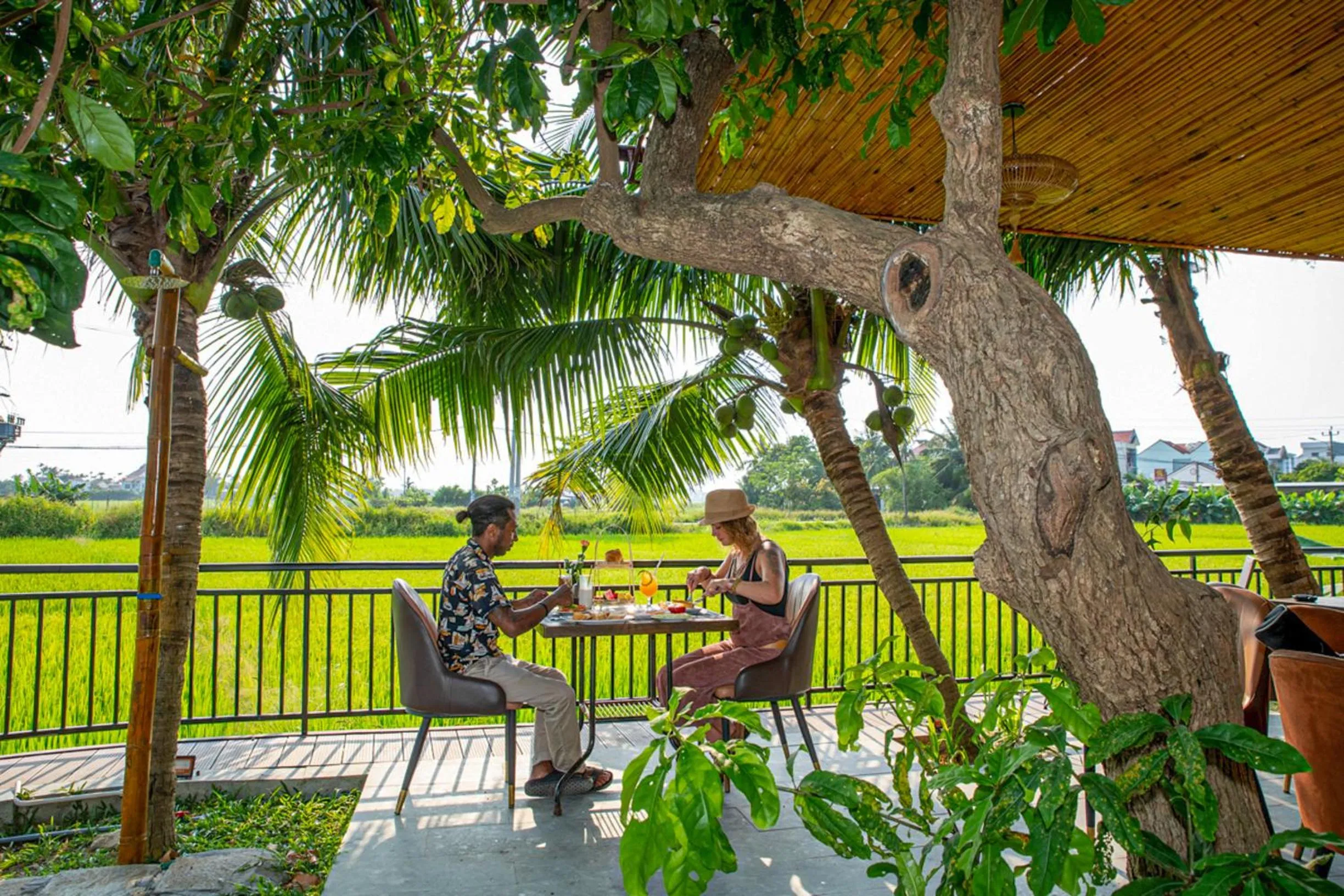 Natural landscape in Sunkised Paddy Hoi An Villa