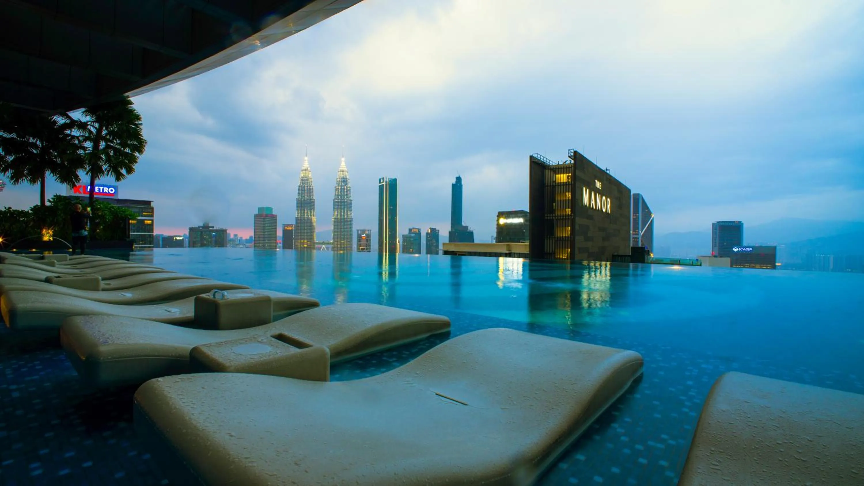Pool view in MOONWAY SUITES At EATON KLCC