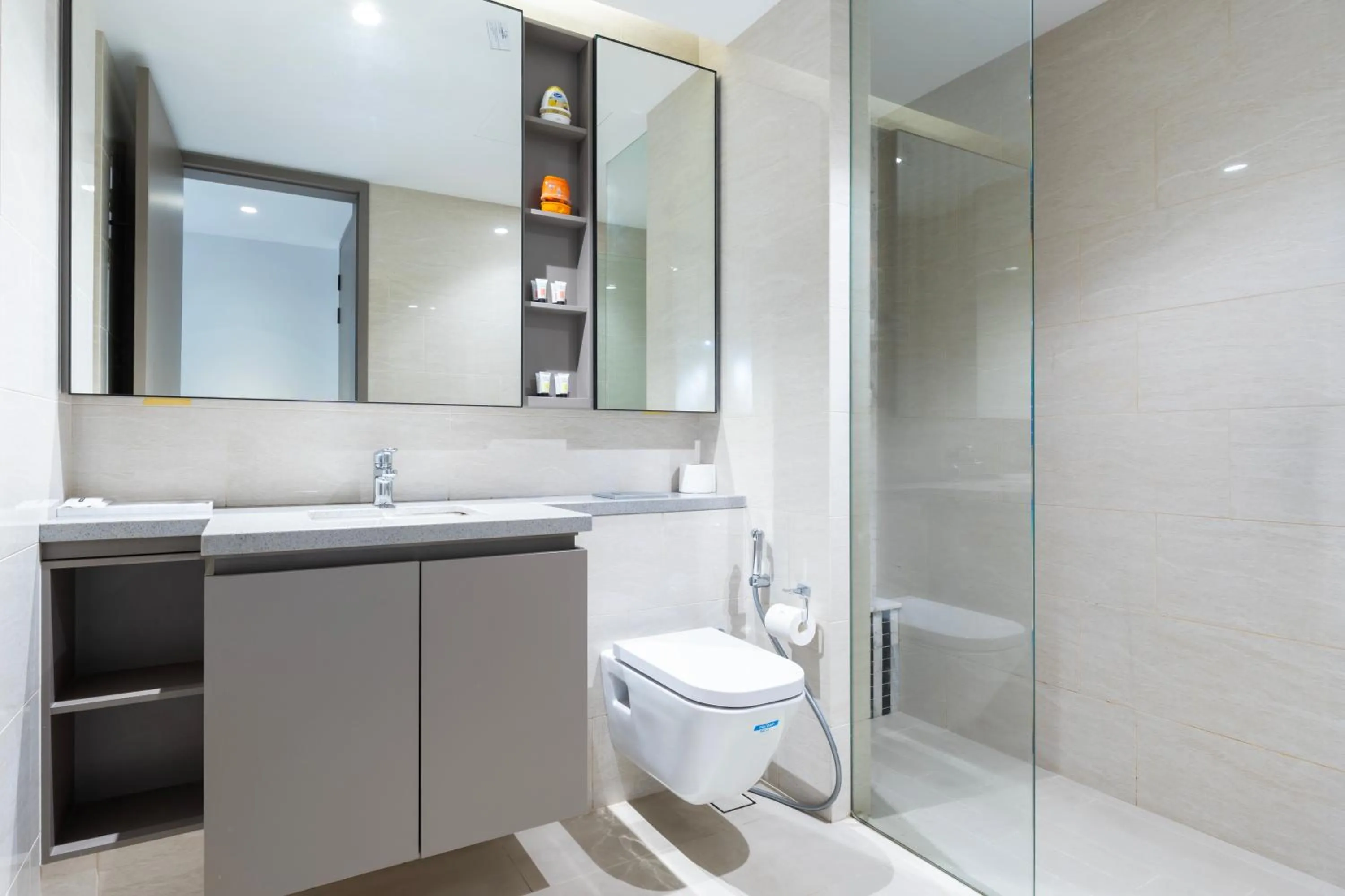 Shower in MOONWAY SUITES At EATON KLCC