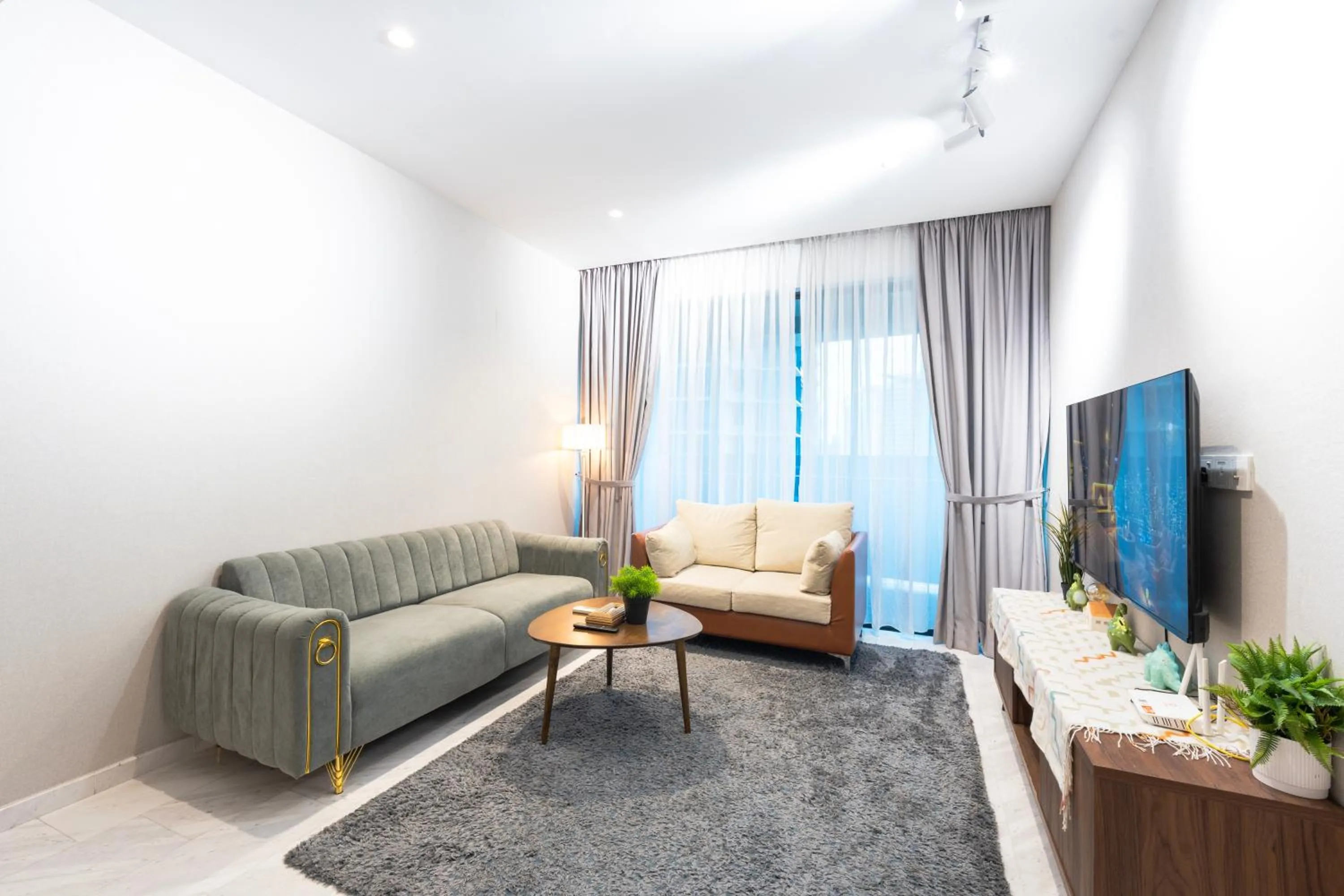 Living room in MOONWAY SUITES At EATON KLCC