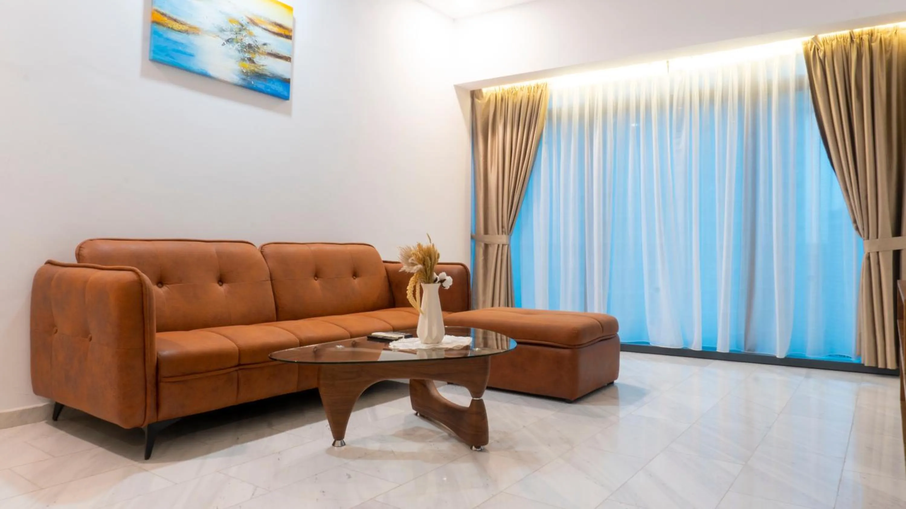 Living room in MOONWAY SUITES At EATON KLCC