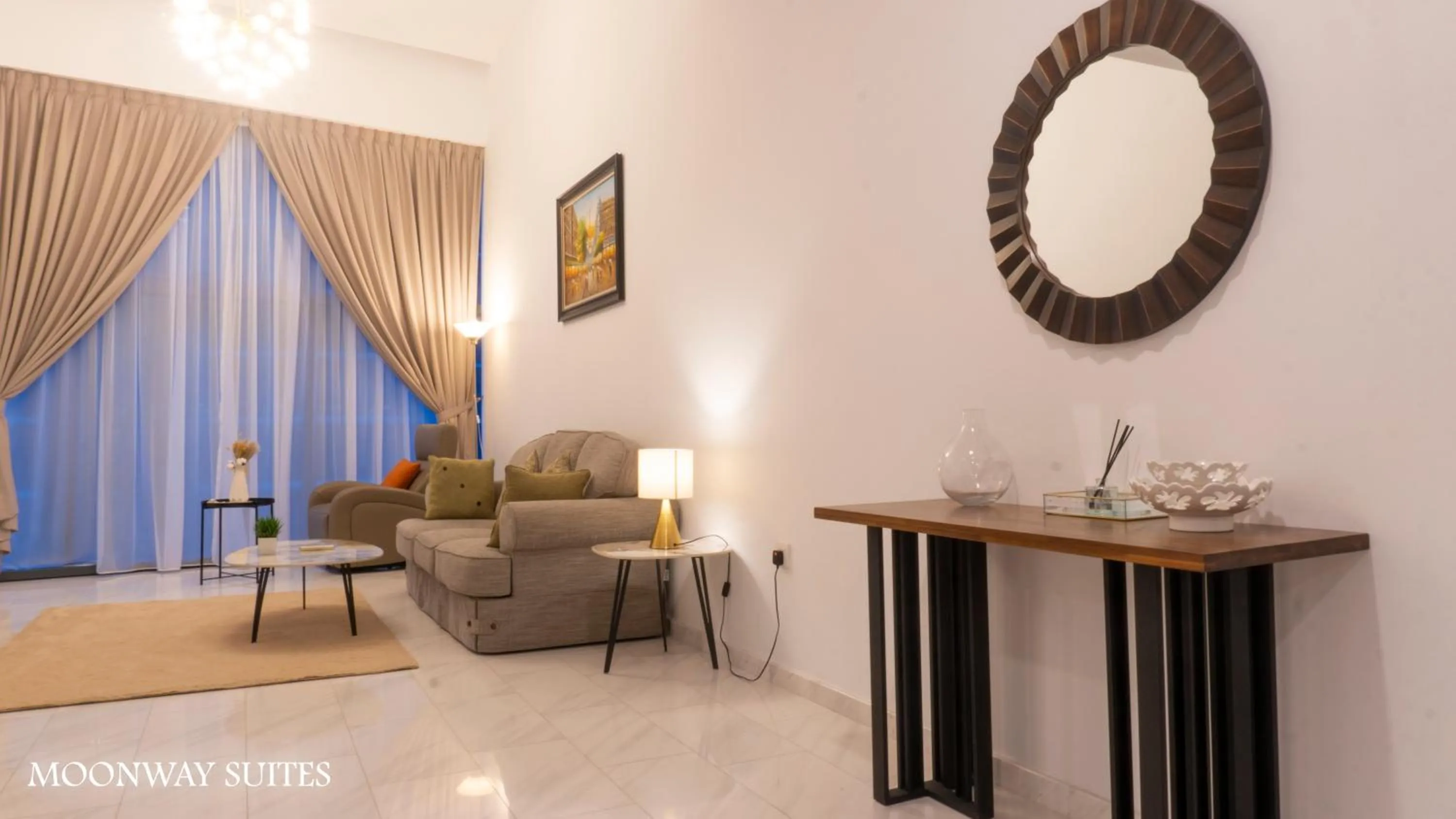 Living room in MOONWAY SUITES At EATON KLCC