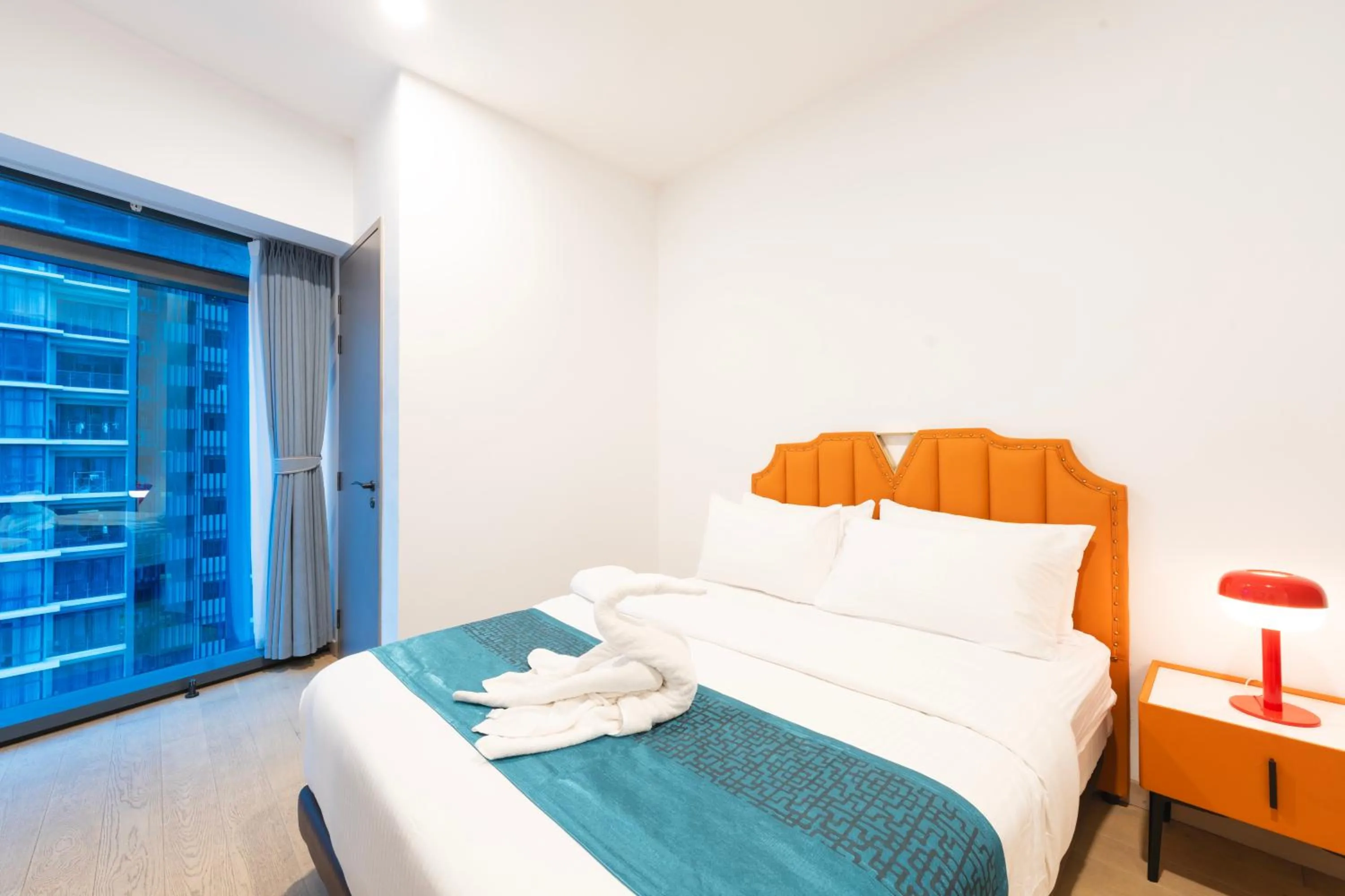 Bathroom, Bed in MOONWAY SUITES At EATON KLCC