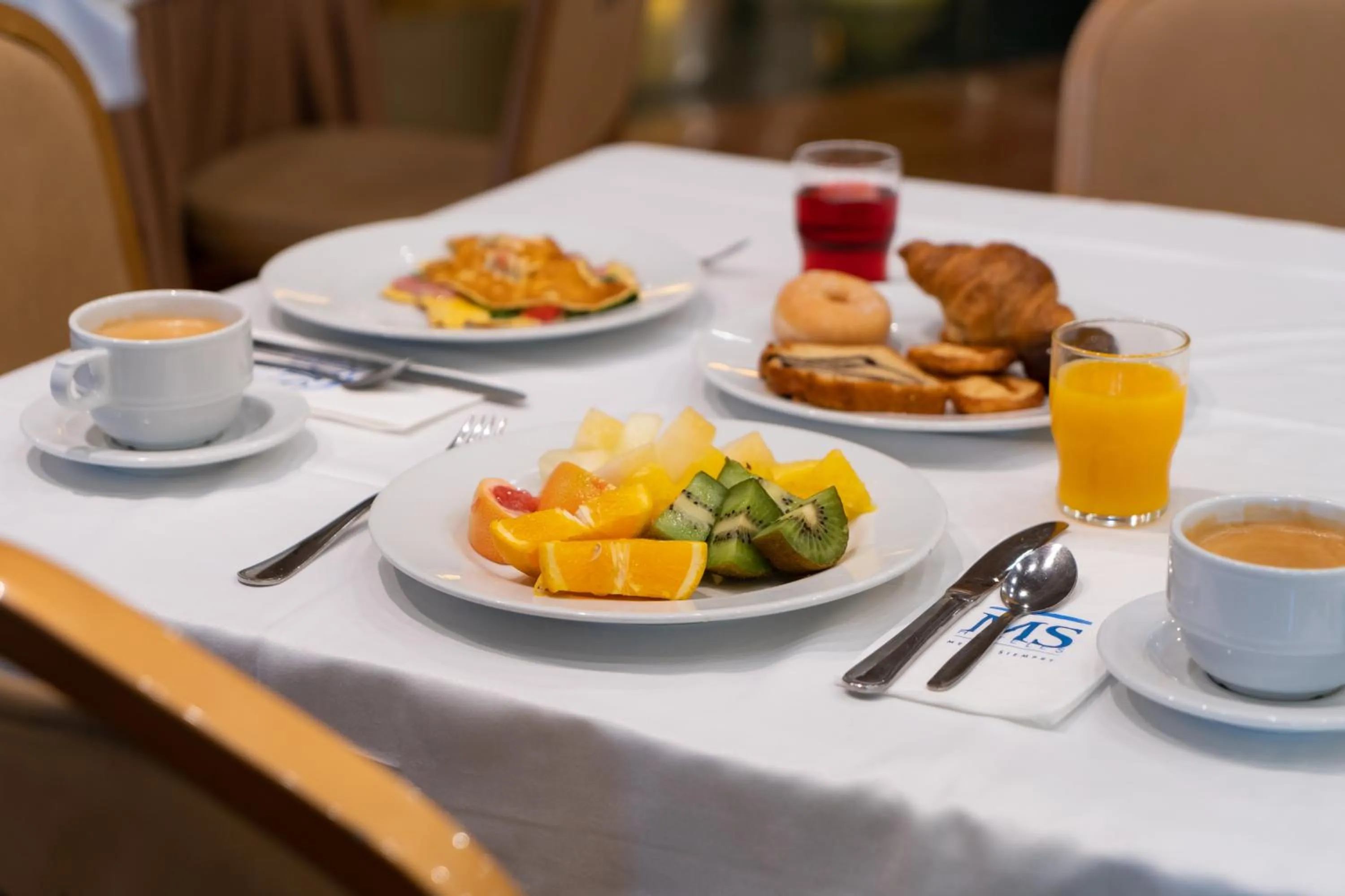 Breakfast in MS Aguamarina Costa del Sol