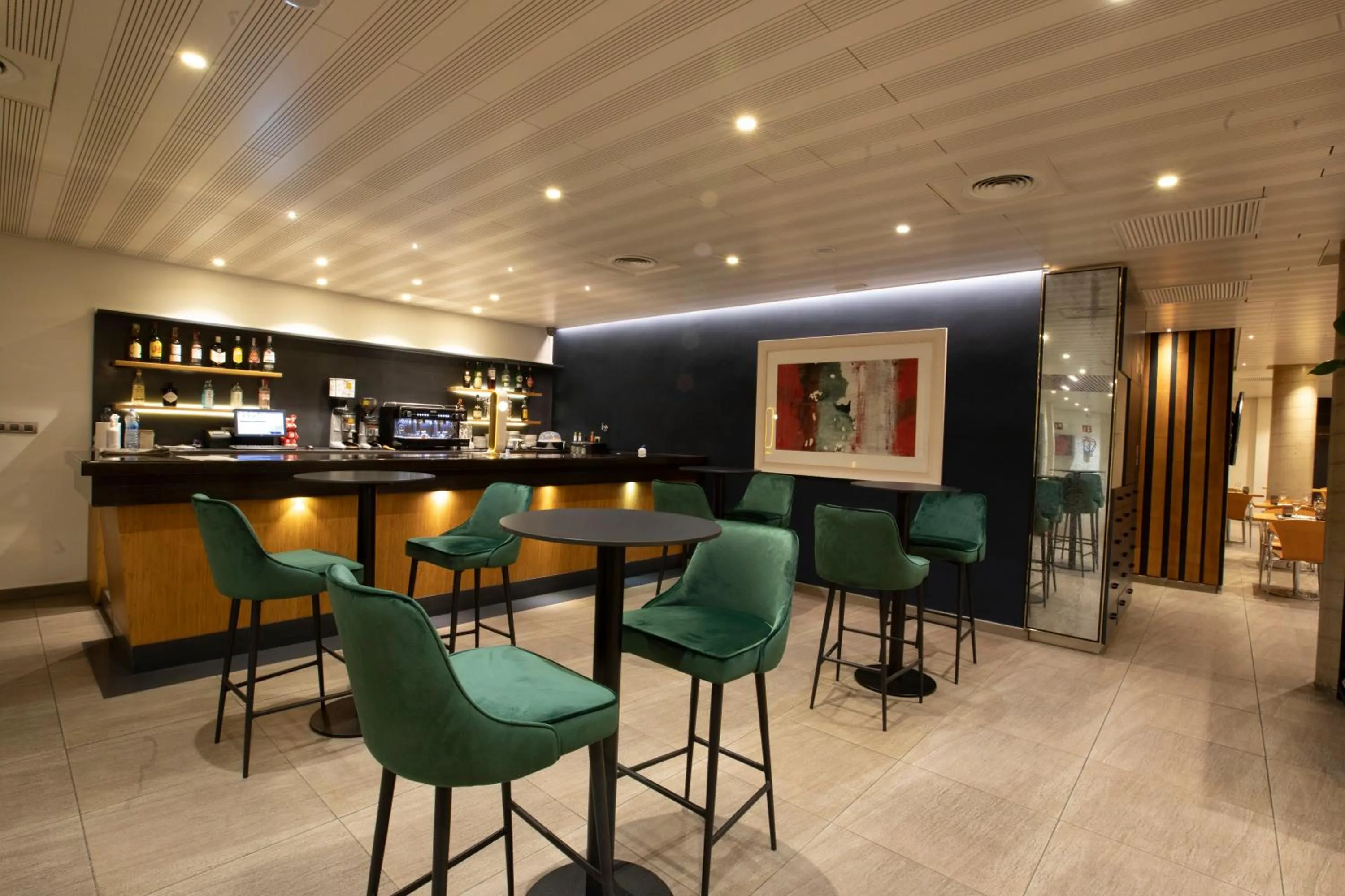 Lounge or bar in Hotel HC*** Mollet Barcelona