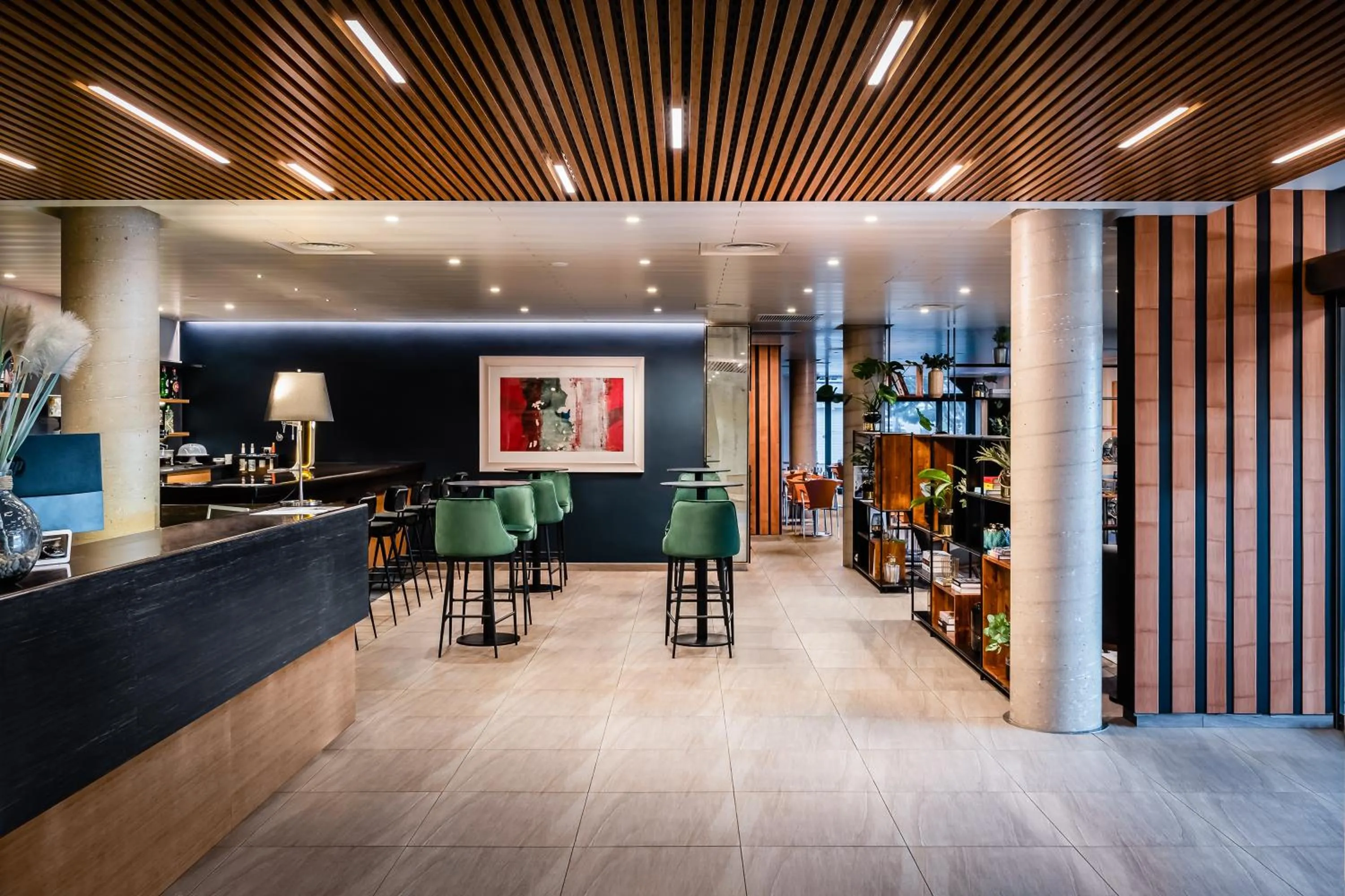 Lounge or bar in Hotel HC*** Mollet Barcelona