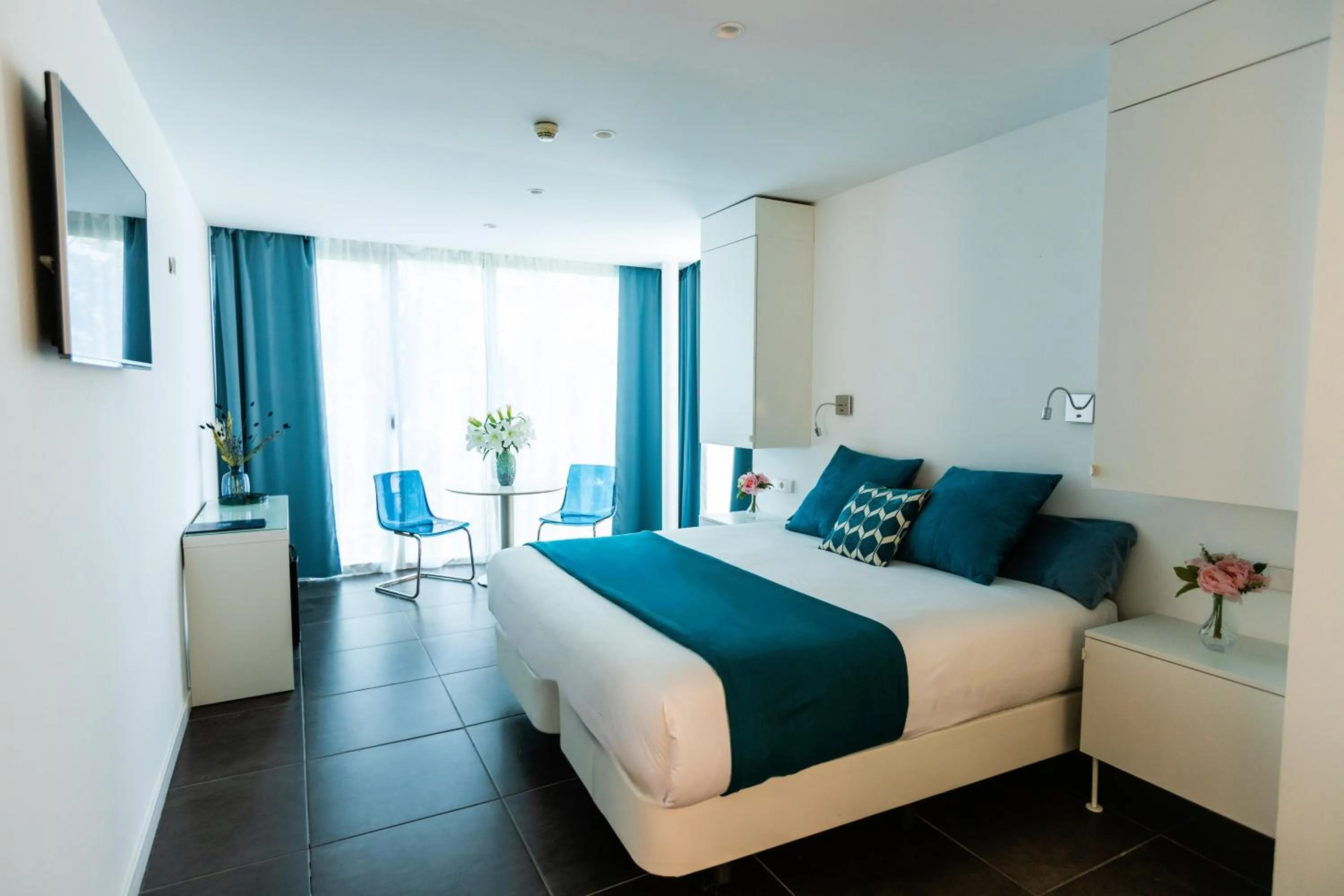 Bed in Hotel 54 Barceloneta