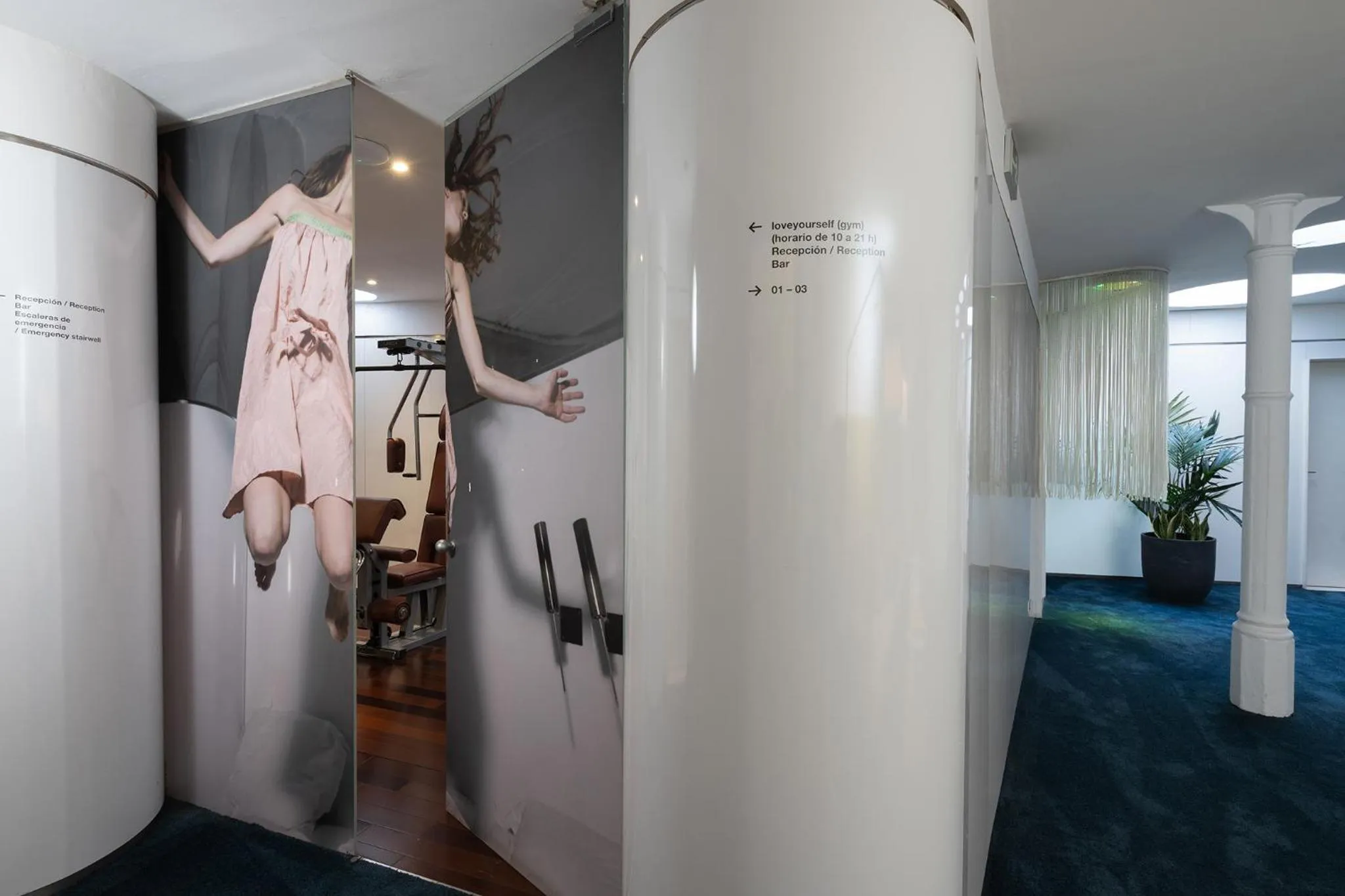 Fitness centre/facilities in Chic & Basic Born Boutique Hotel