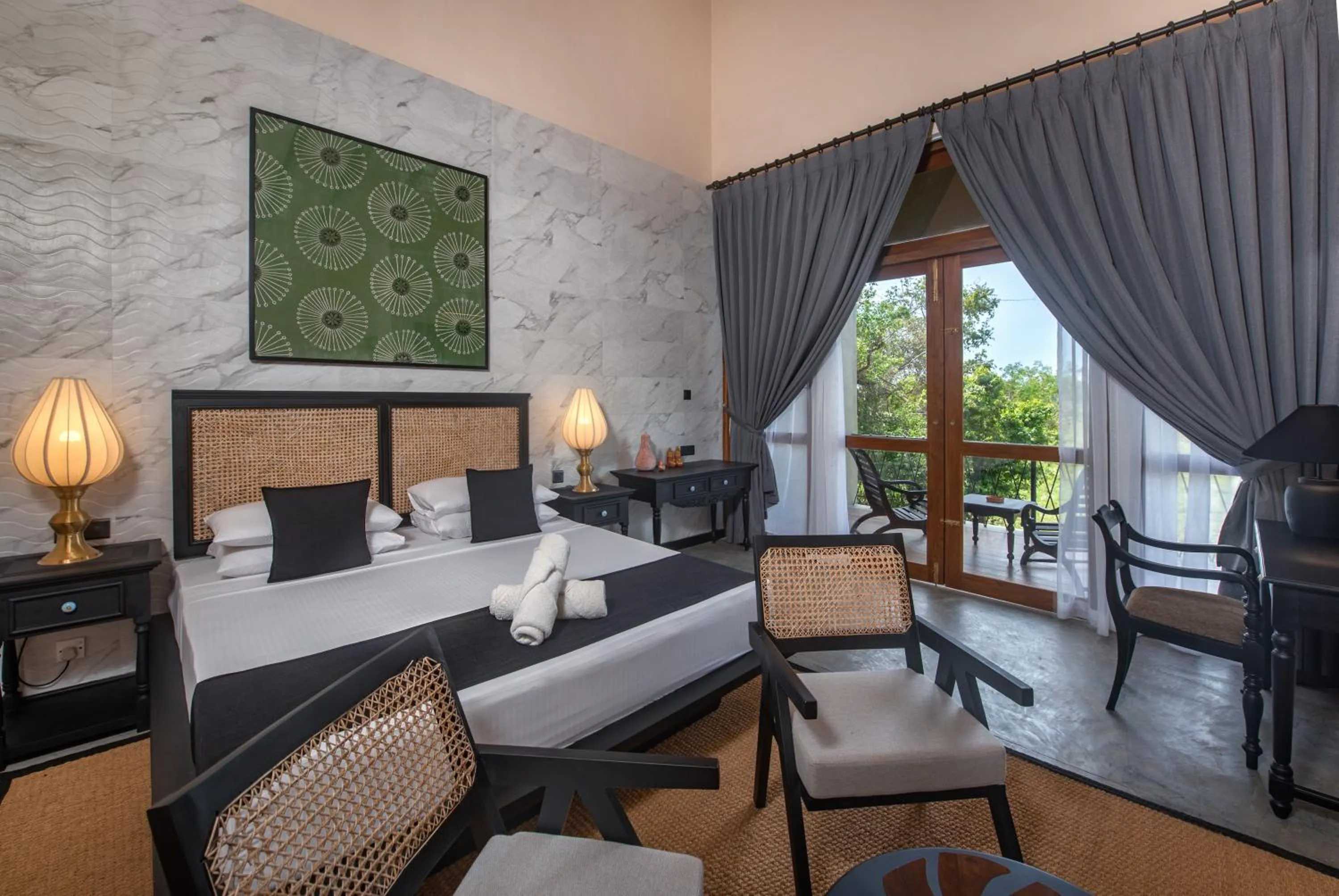 Bedroom, Bed in Ceylon Breeze Sigiriya