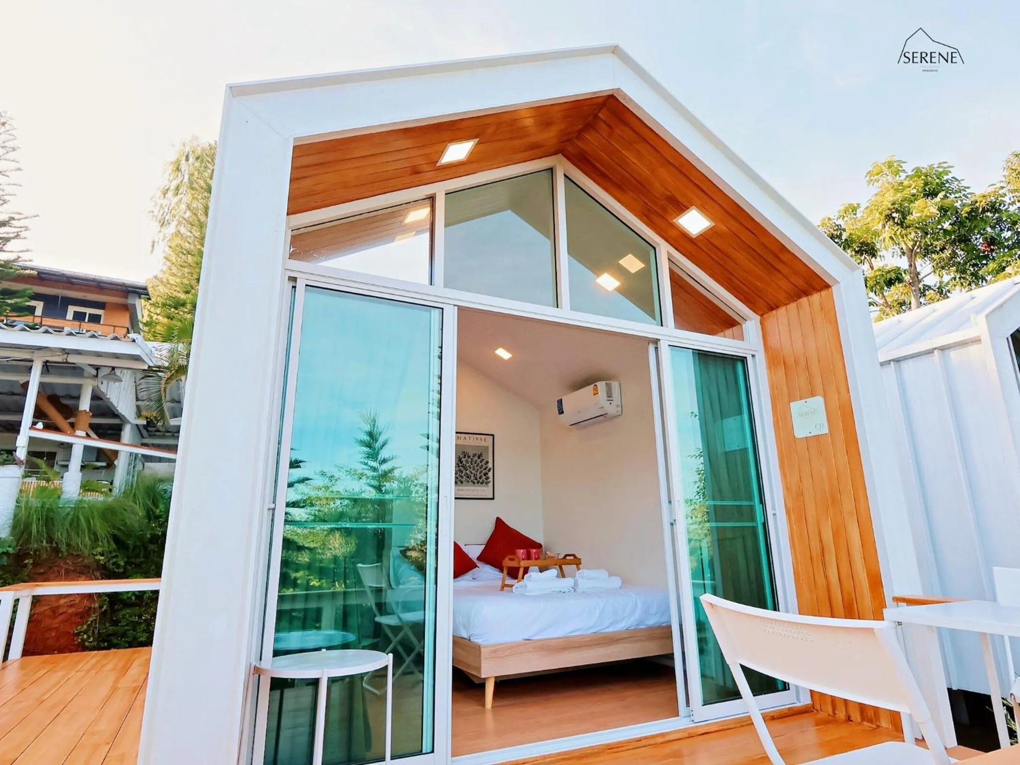 Property building, Bed in Serene Khaokho