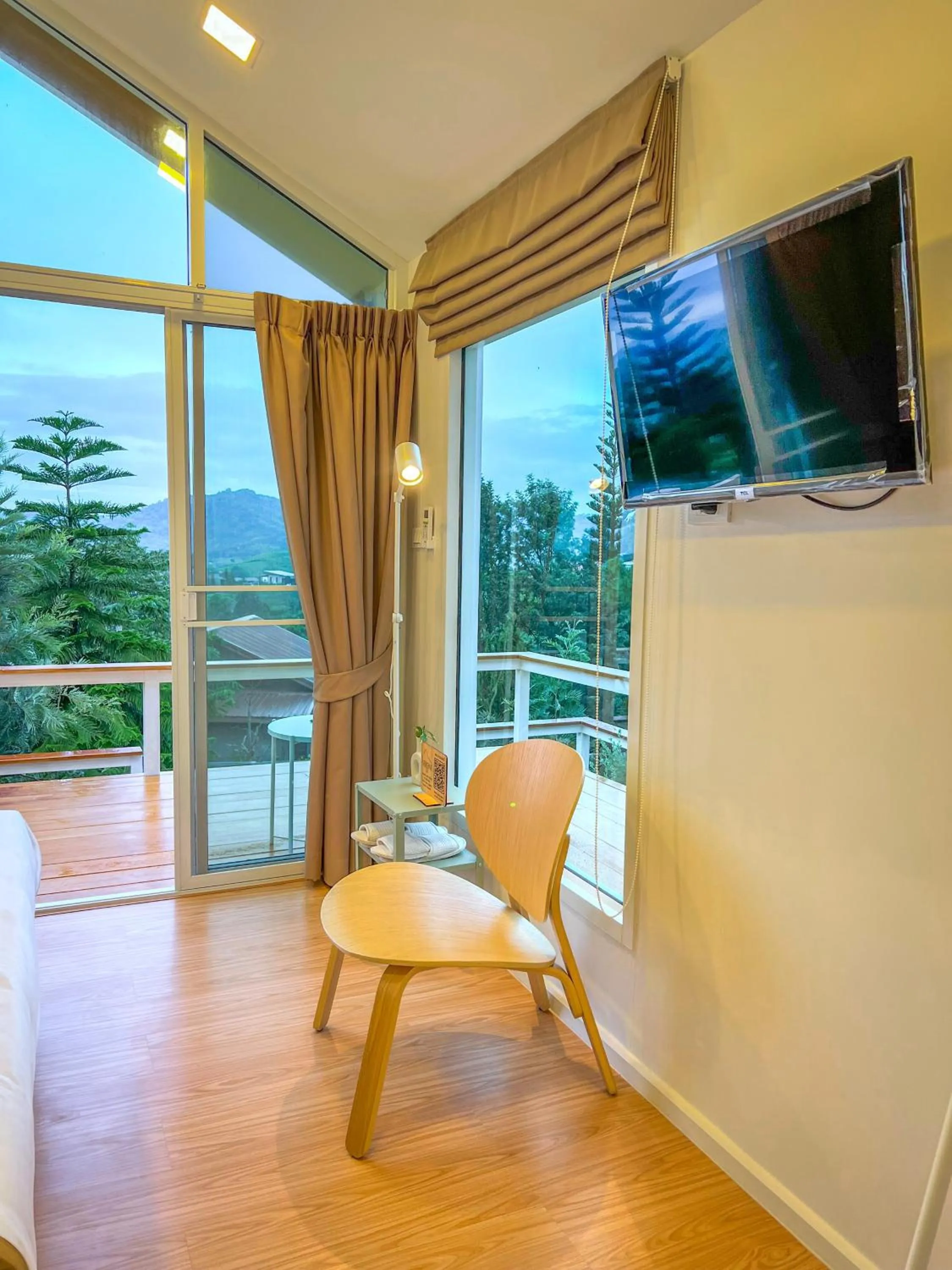 Seating area in Serene Khaokho