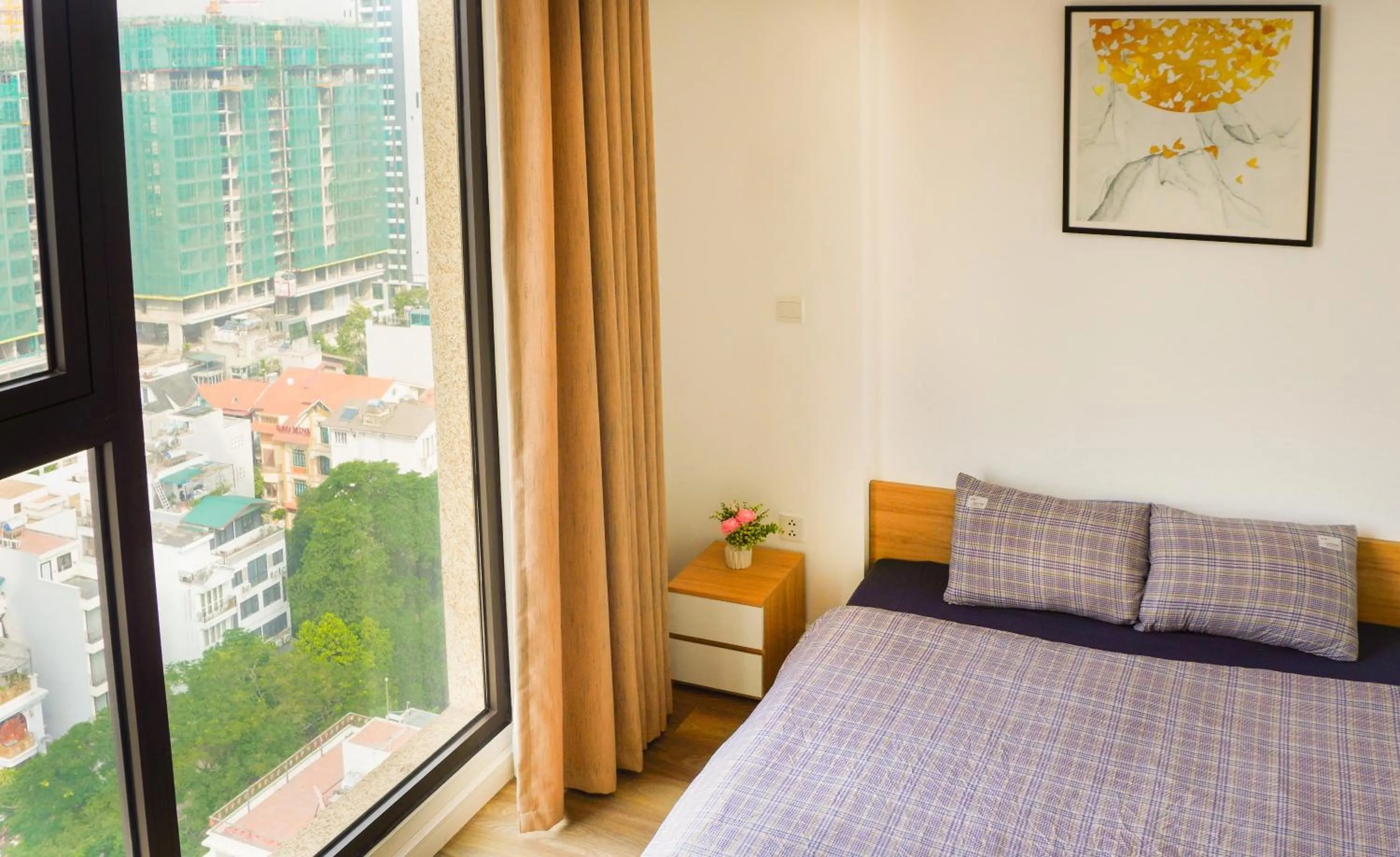 Bed in Muse Hanoi Lake View Luxury Apartment - D' Eldorado