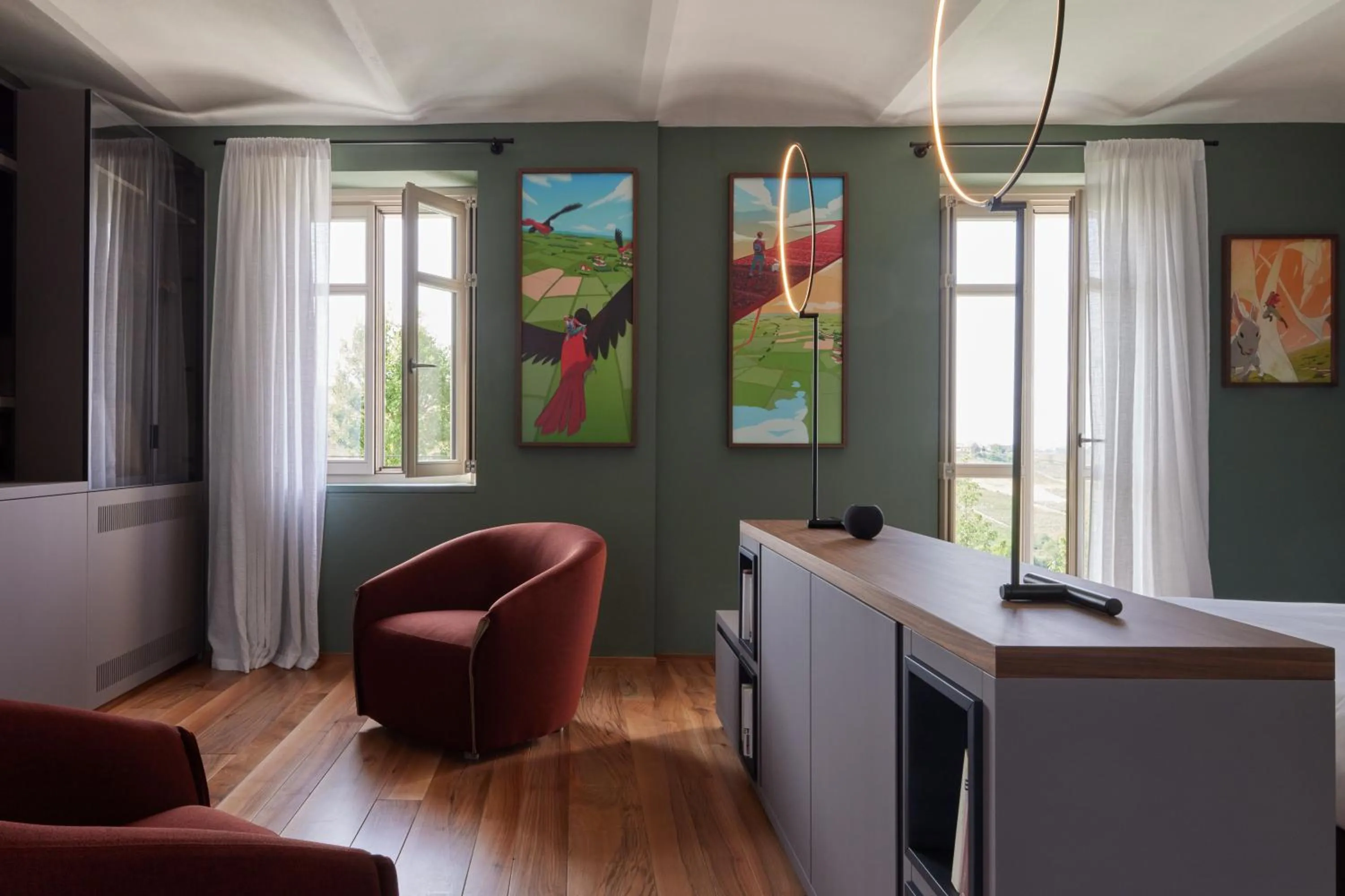 Decorative detail in Le Marne Relais - Small Luxury Hotels of the World