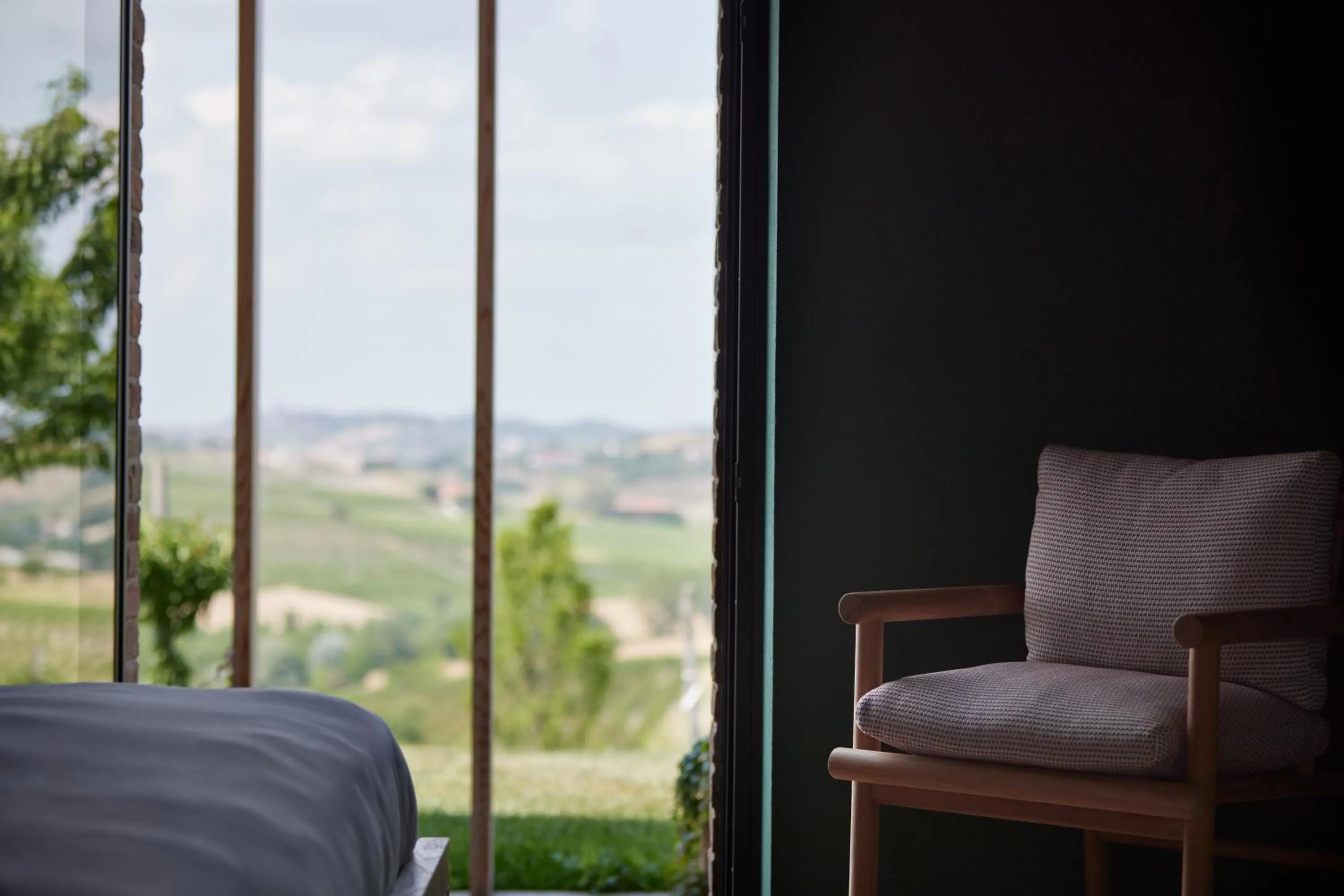 Decorative detail, Bed in Le Marne Relais - Small Luxury Hotels of the World