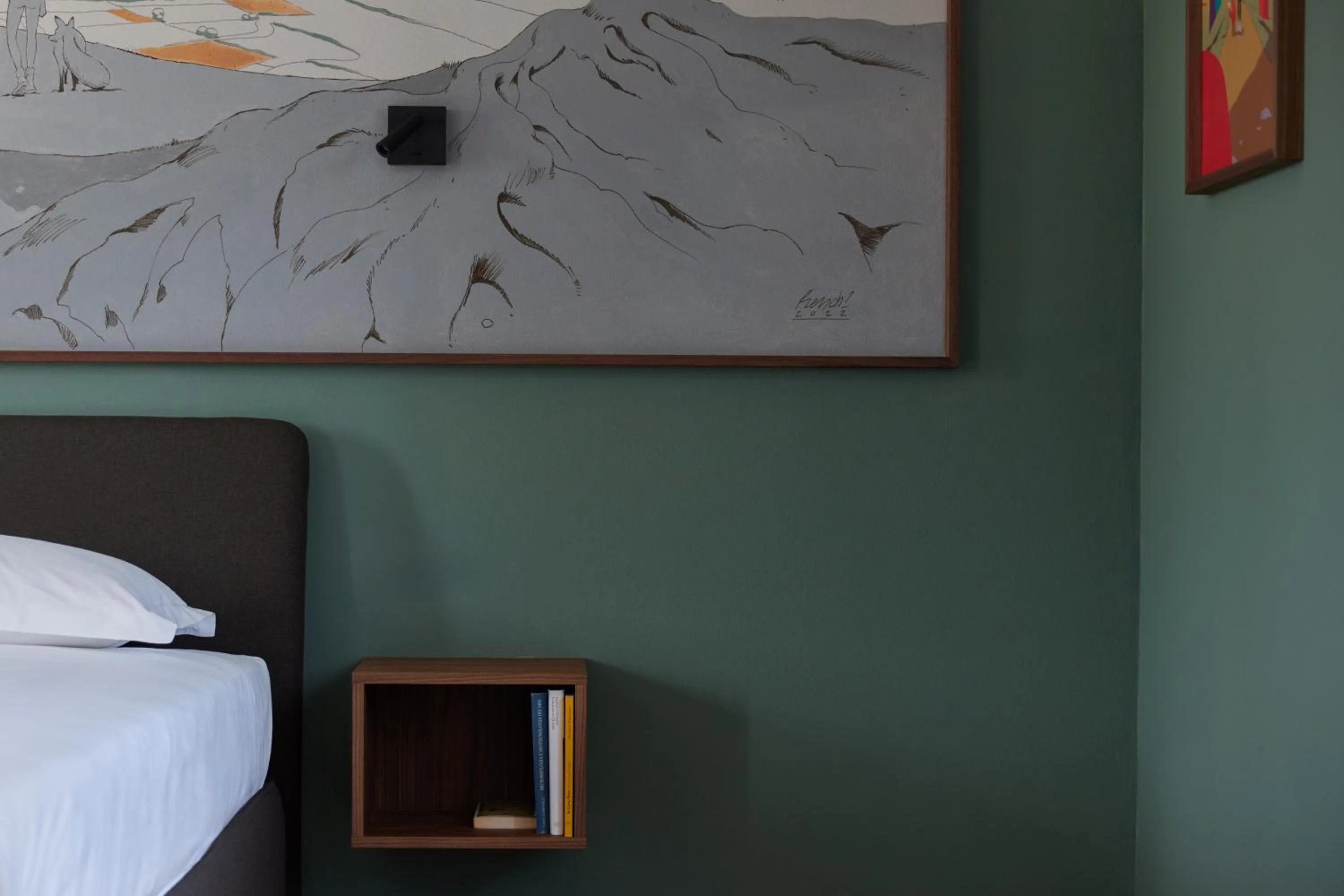 Decorative detail, Bed in Le Marne Relais - Small Luxury Hotels of the World