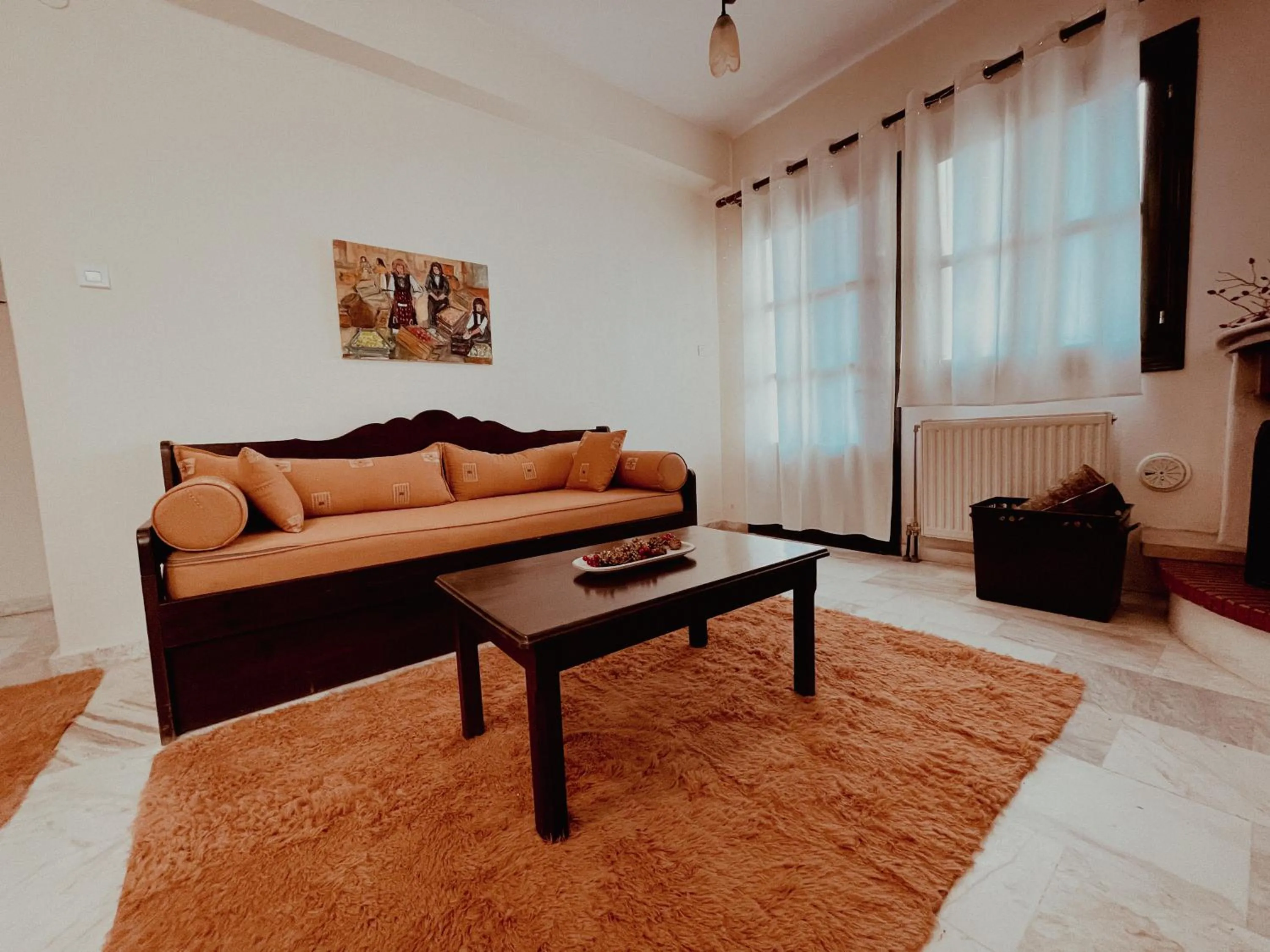 Living room in Muses Apartments