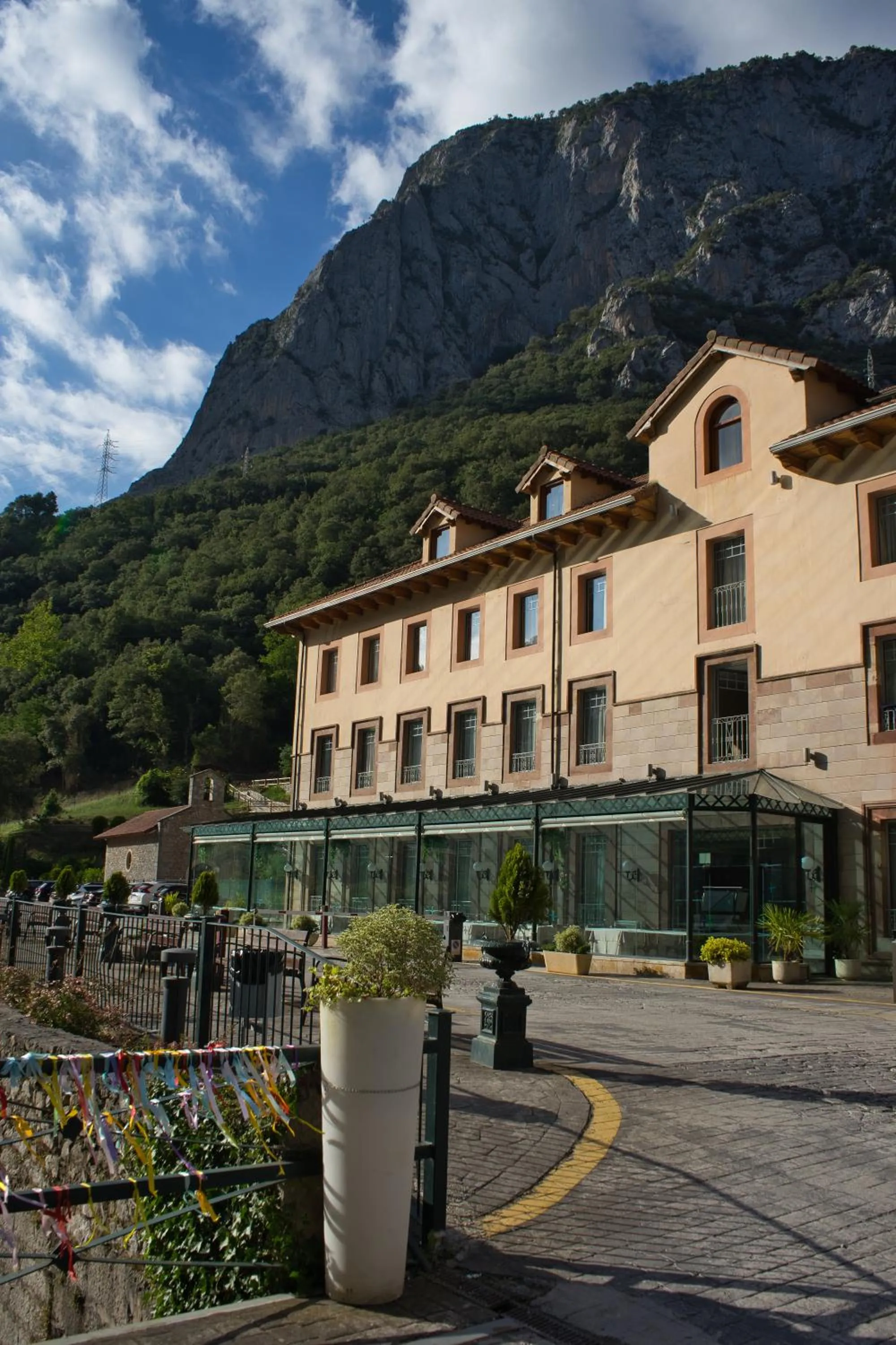 Property building in Hotel Balneario La Hermida