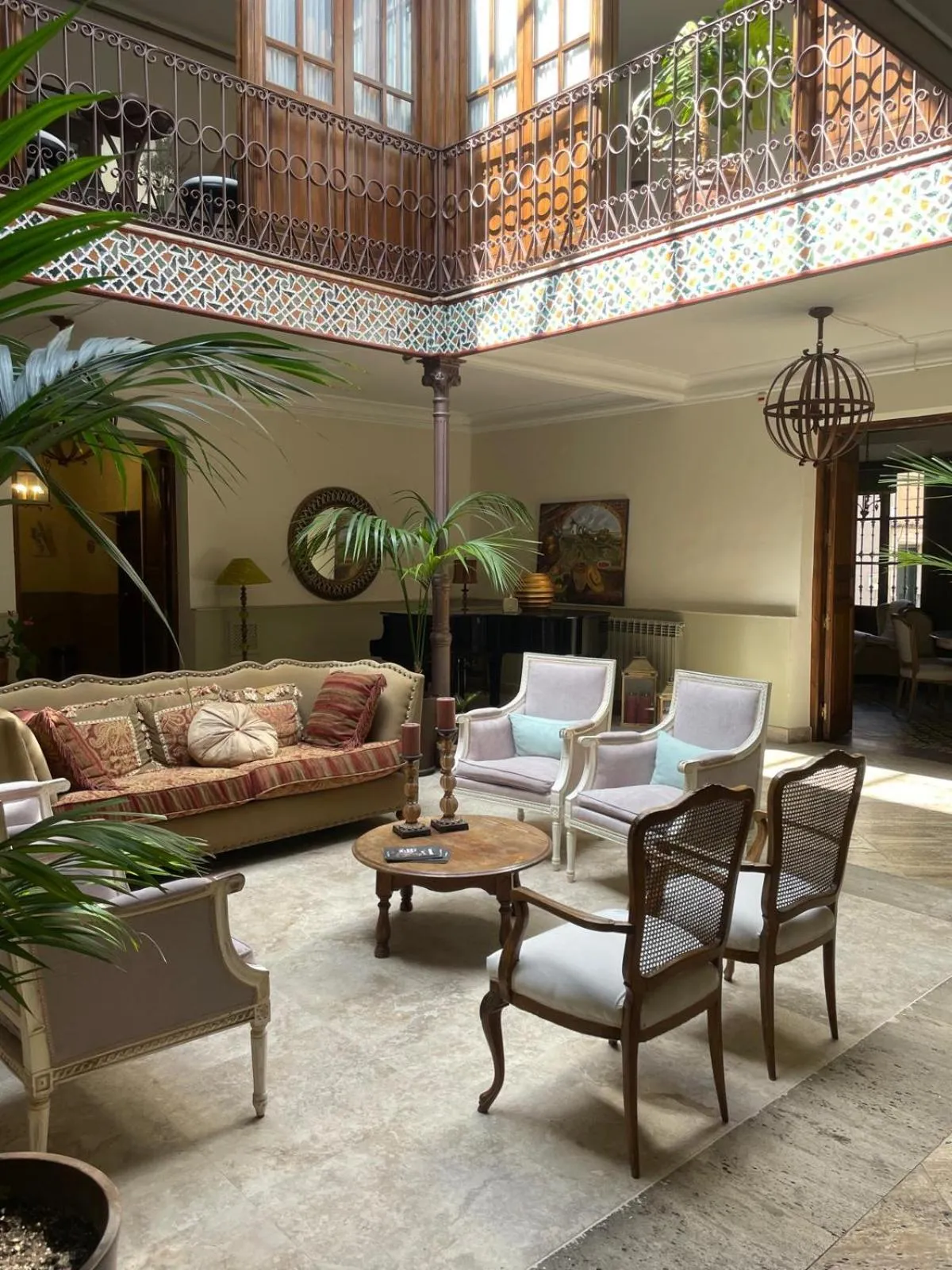 Inner courtyard view in Hotel Rural La Vida de Antes