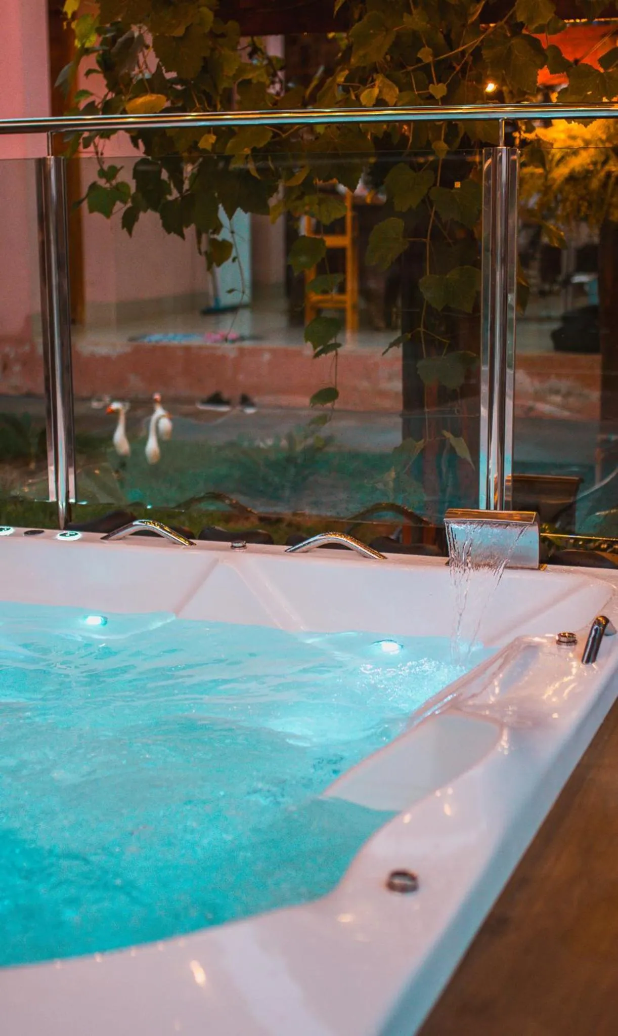 Hot Tub in Lukinhas Pousada