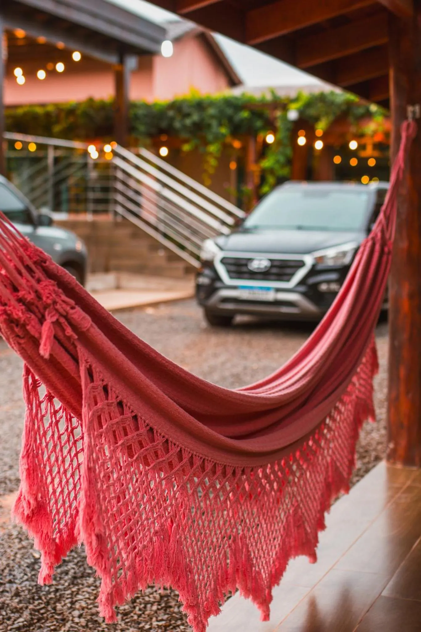 Parking in Lukinhas Pousada