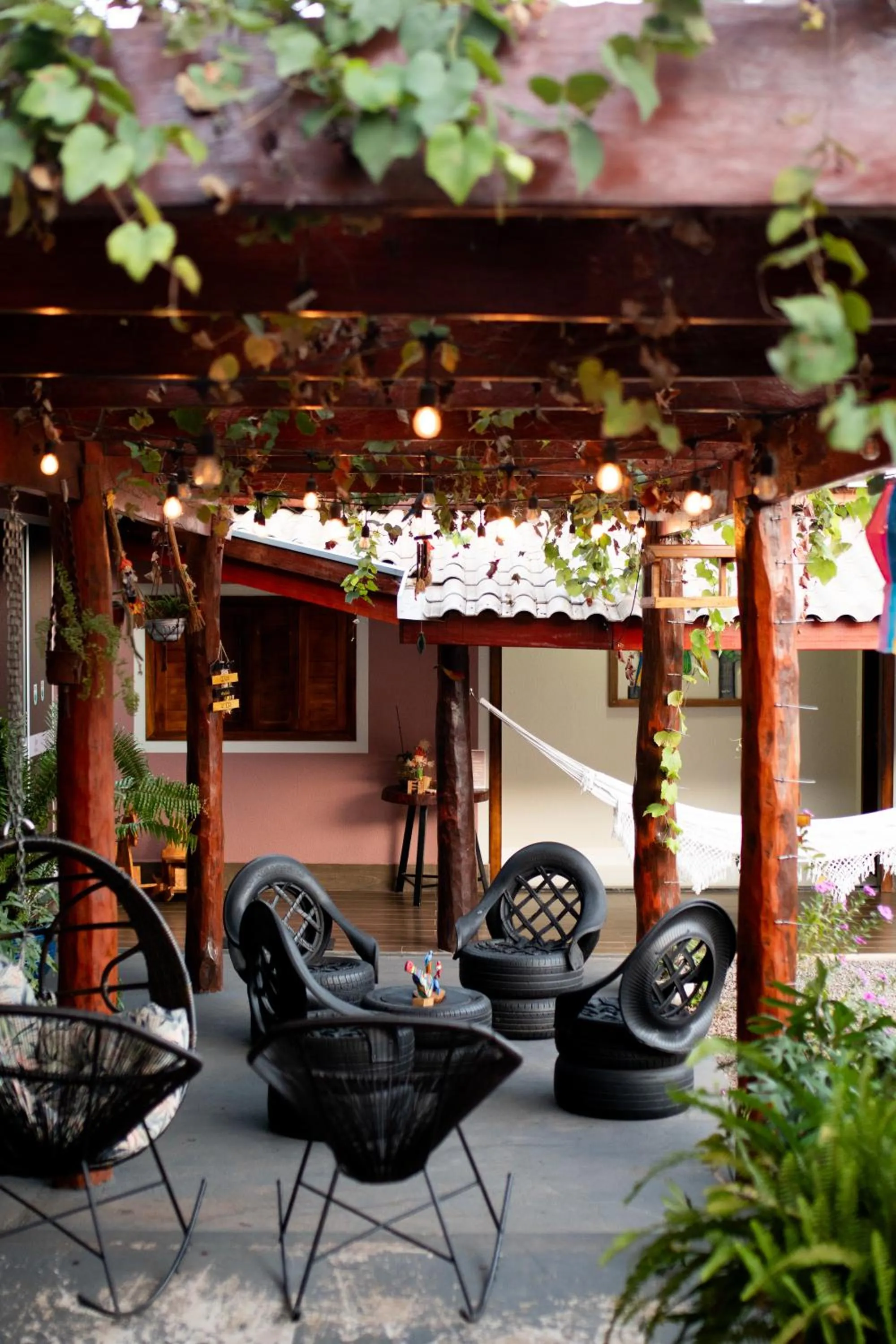 Garden in Lukinhas Pousada