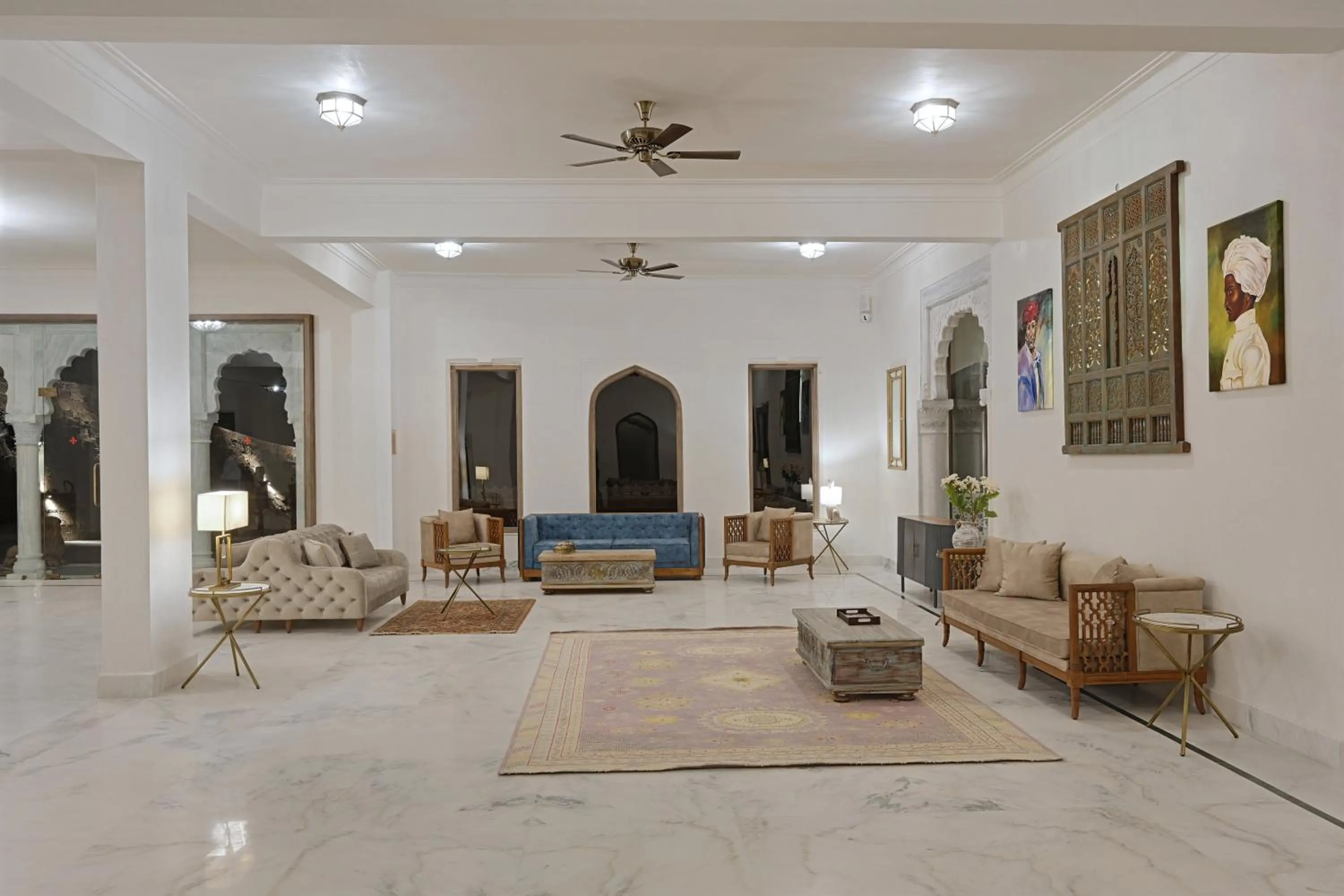 Lobby or reception in Fateh Vilas by Fateh Collection