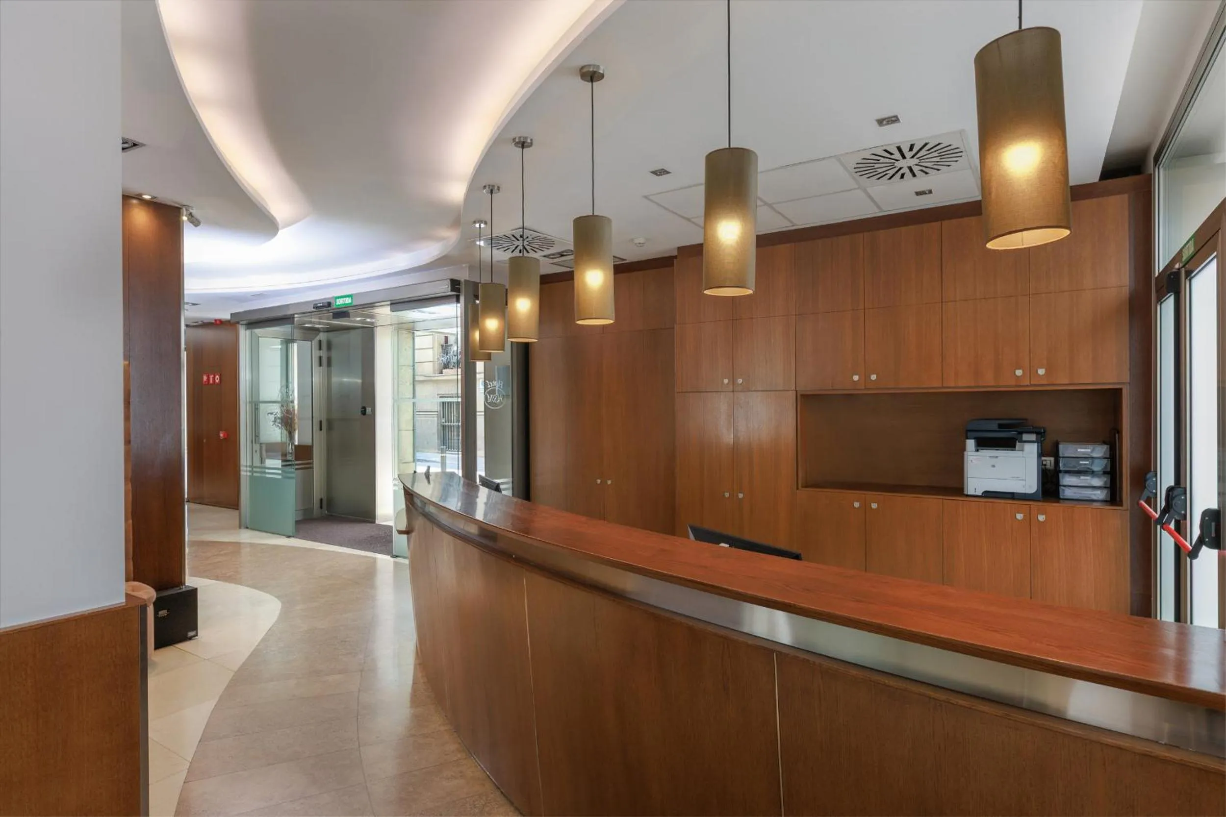 Lobby or reception in Hotel Santa Marta