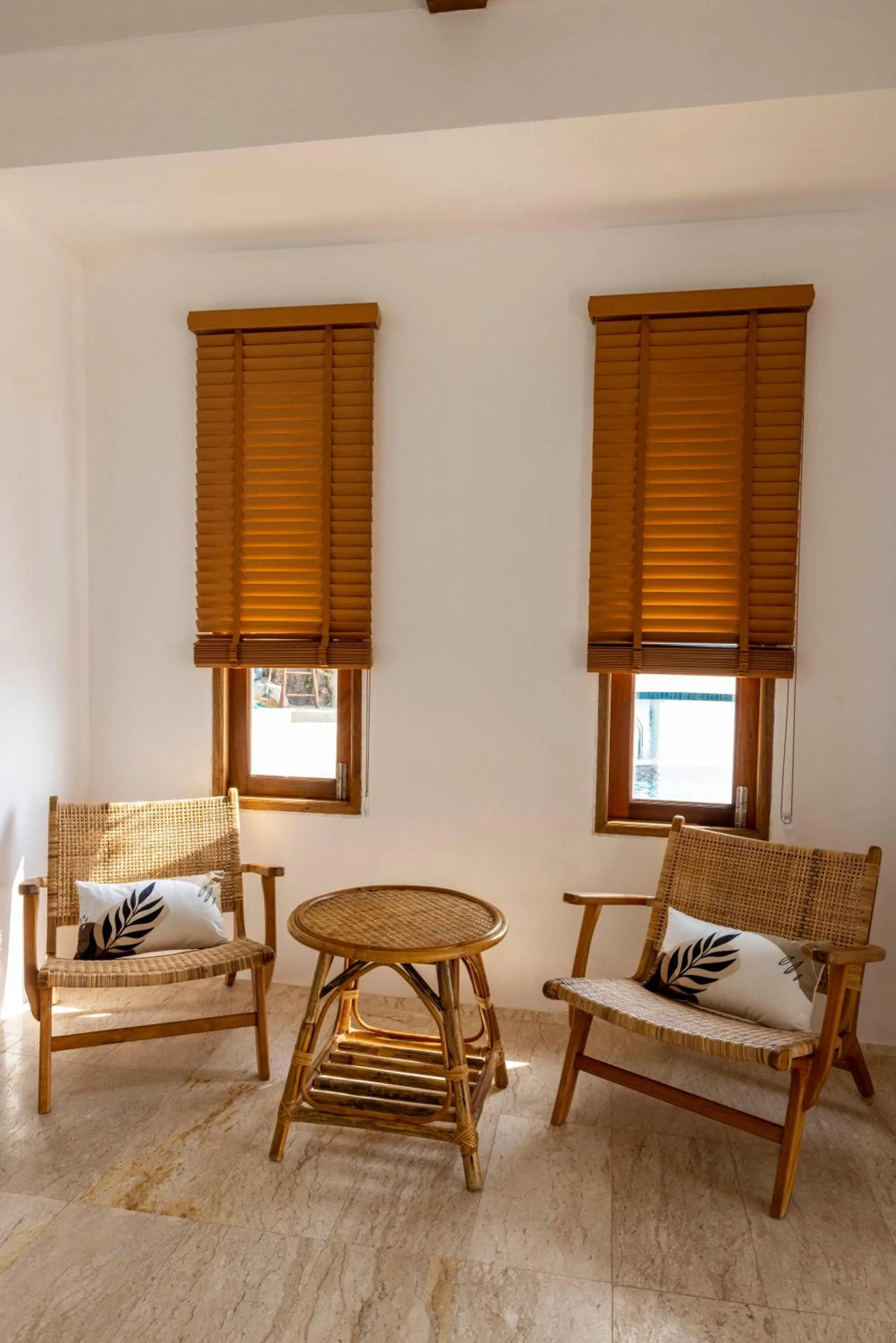 Seating area in The AVA Resort Koh Tao