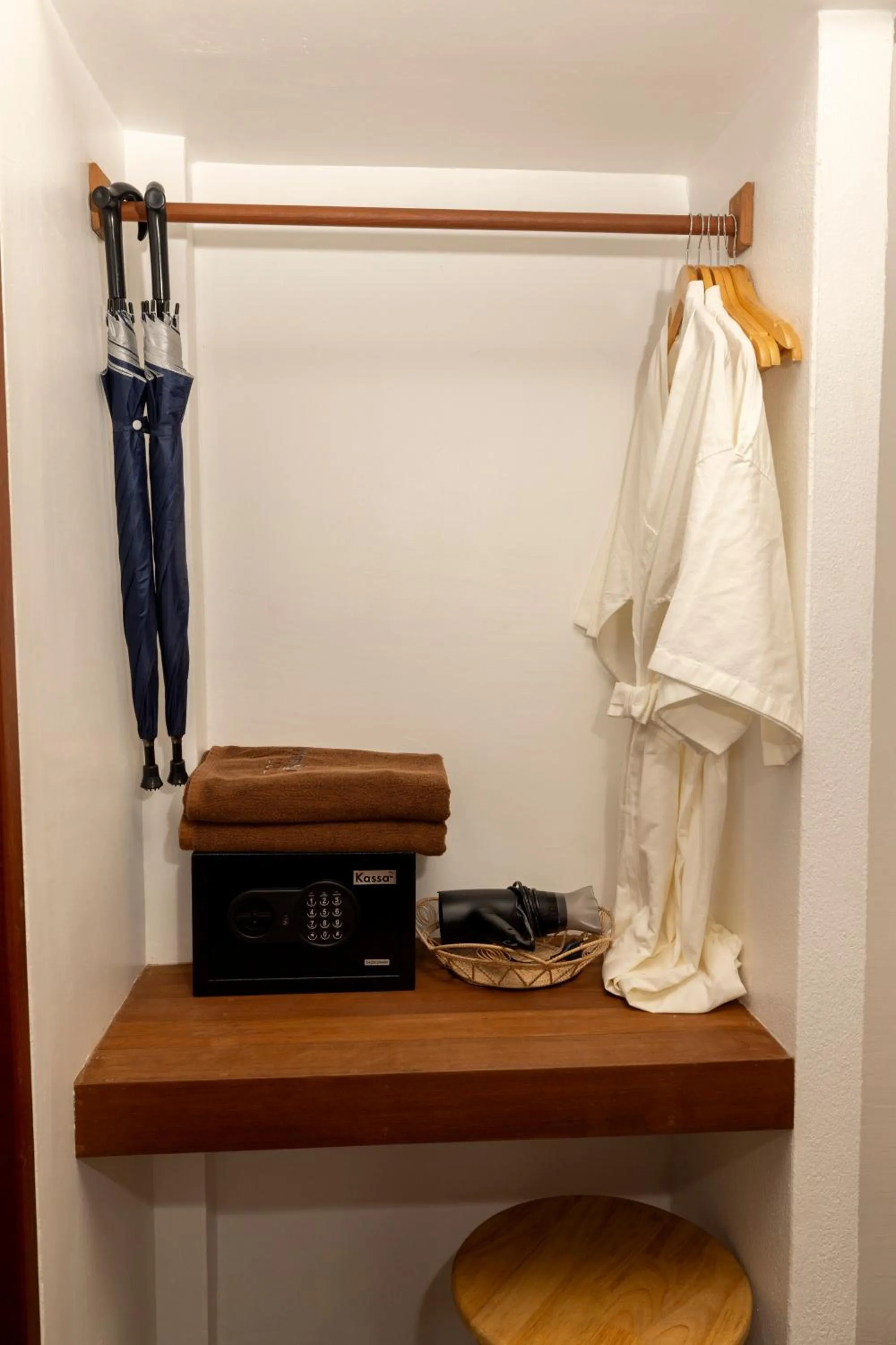 wardrobe in The AVA Resort Koh Tao