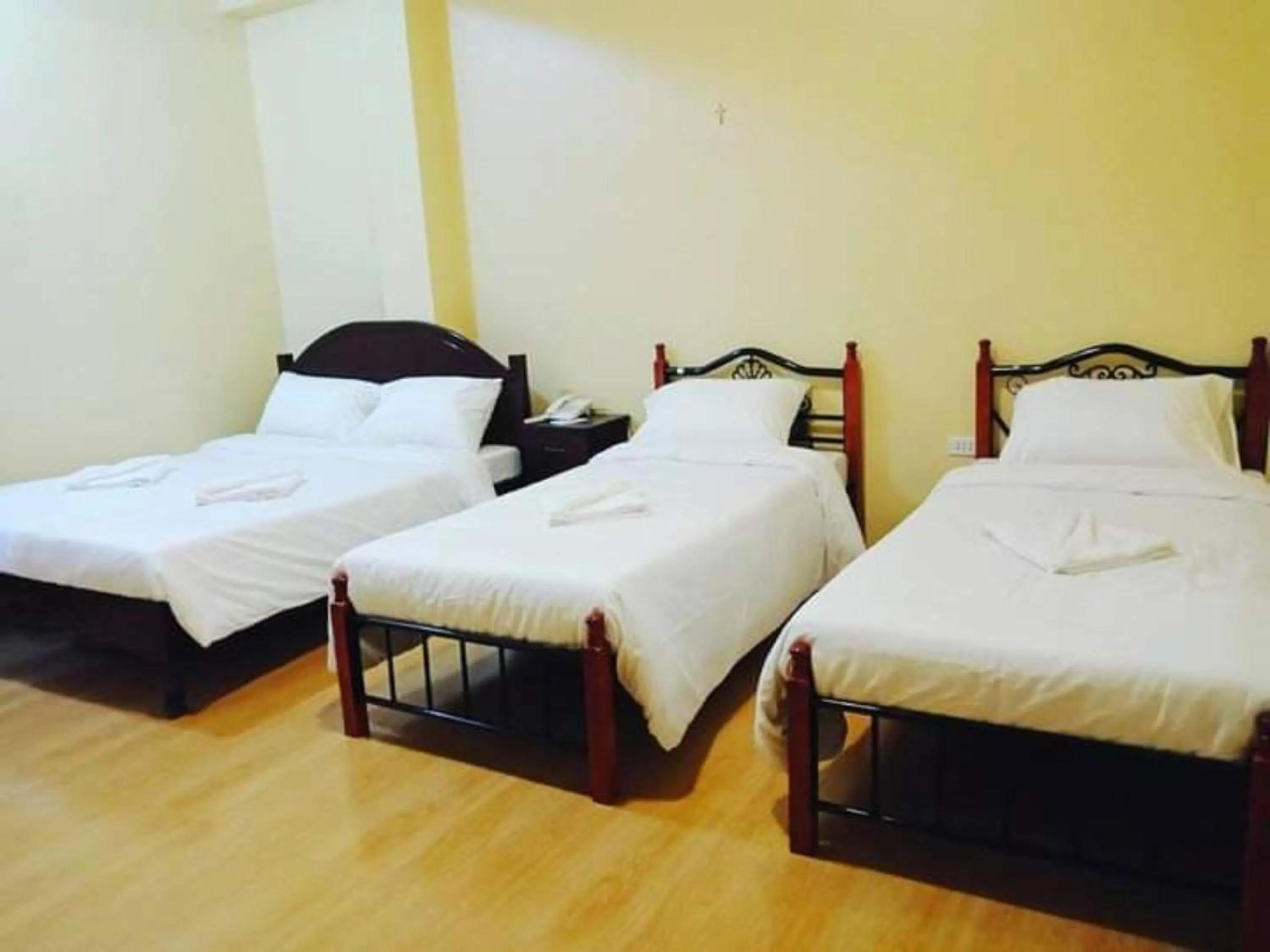 View (from property/room), Bed in Casa Venicia Caticlan