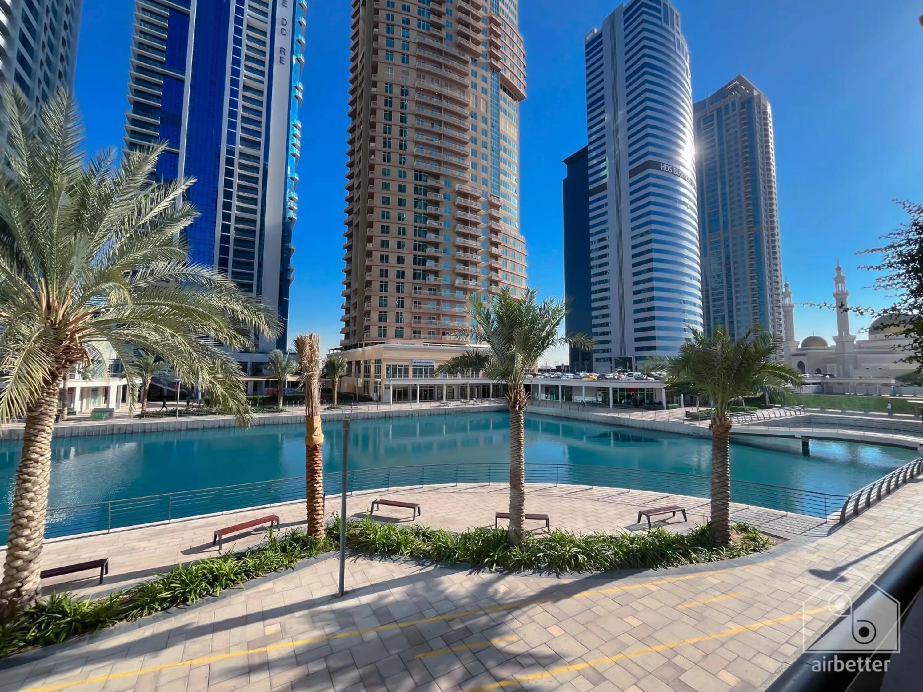 Swimming pool in Luxurious Loft with stunning views Dubai