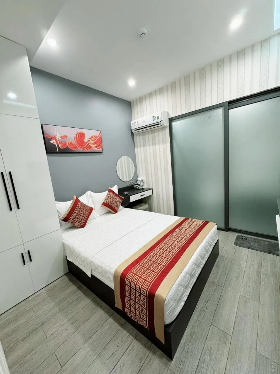 Bed in TÂY NINH CITY HOTEL
