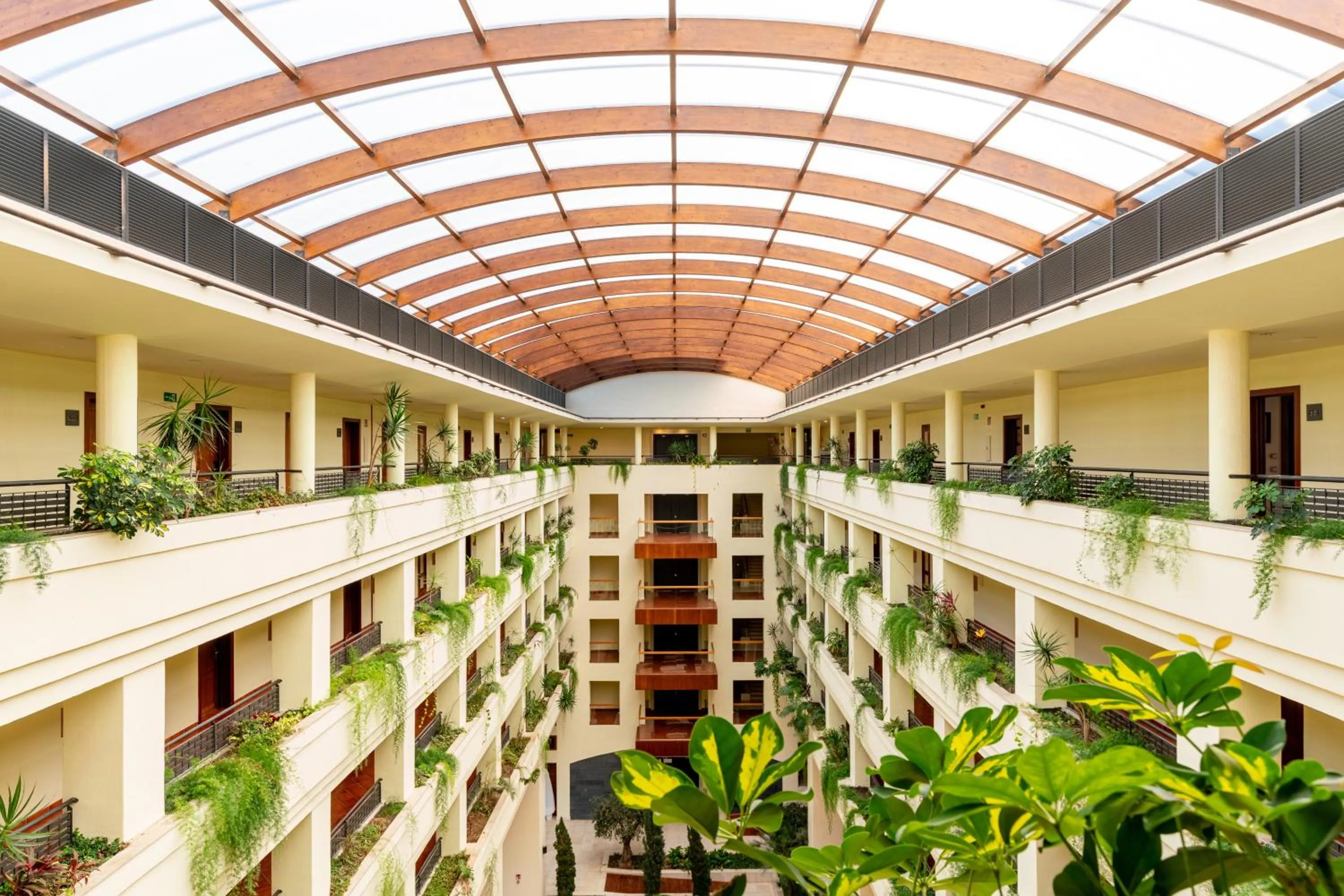Inner courtyard view in Puerto Antilla Grand Hotel