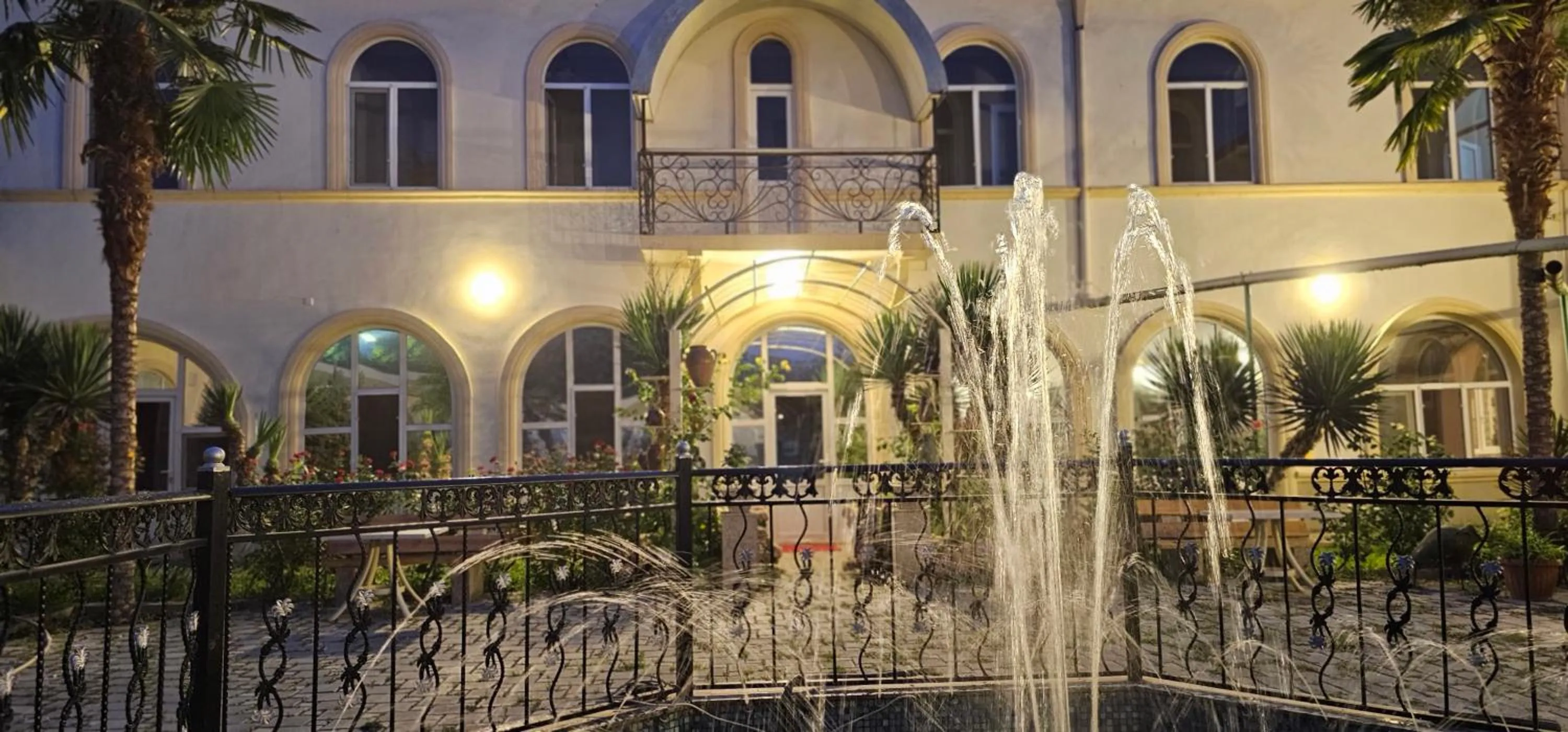 Garden view in Old City Ganja