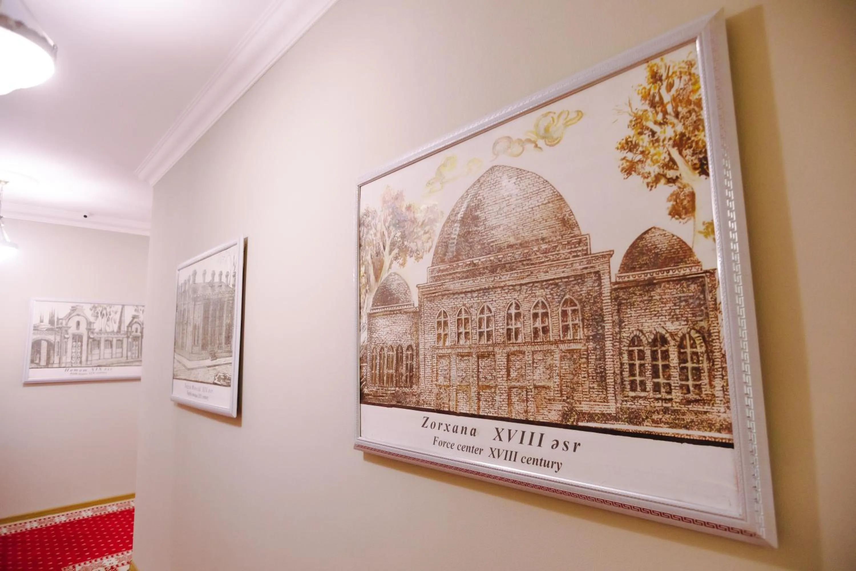 Decorative detail in Old City Ganja