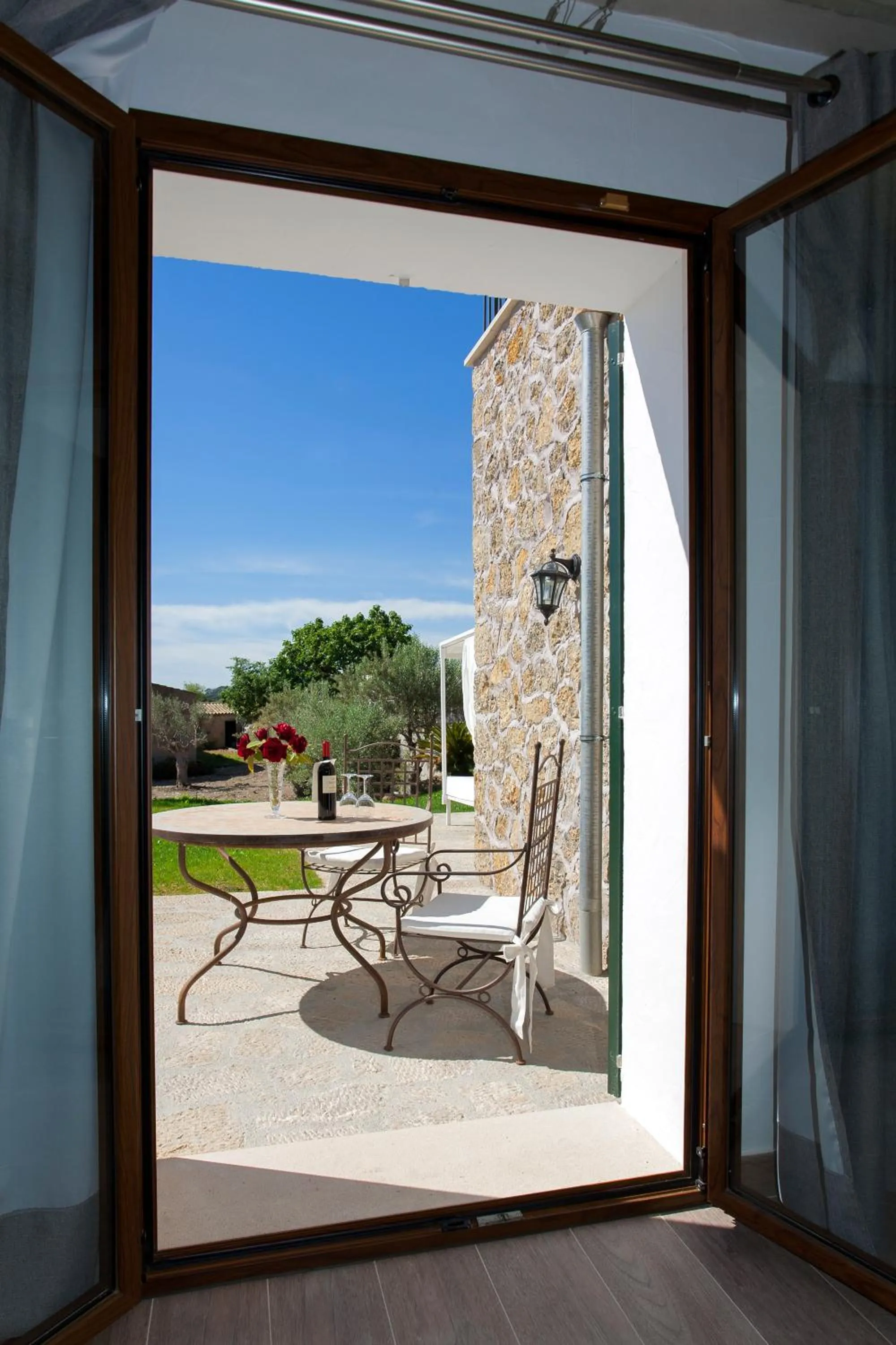 Patio in Finca Binibona Parc Natural