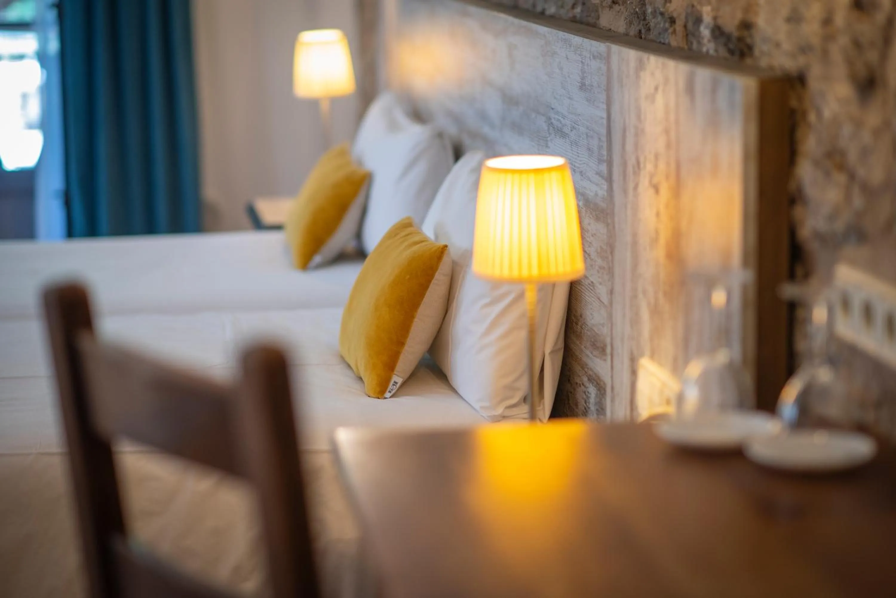 Bed in Finca Binibona Parc Natural