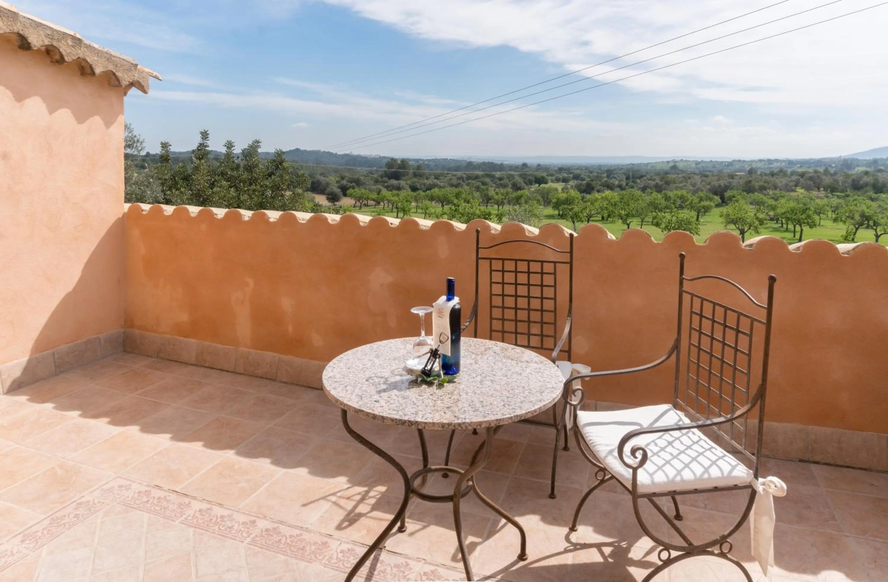 Balcony/Terrace in Finca Binibona Parc Natural