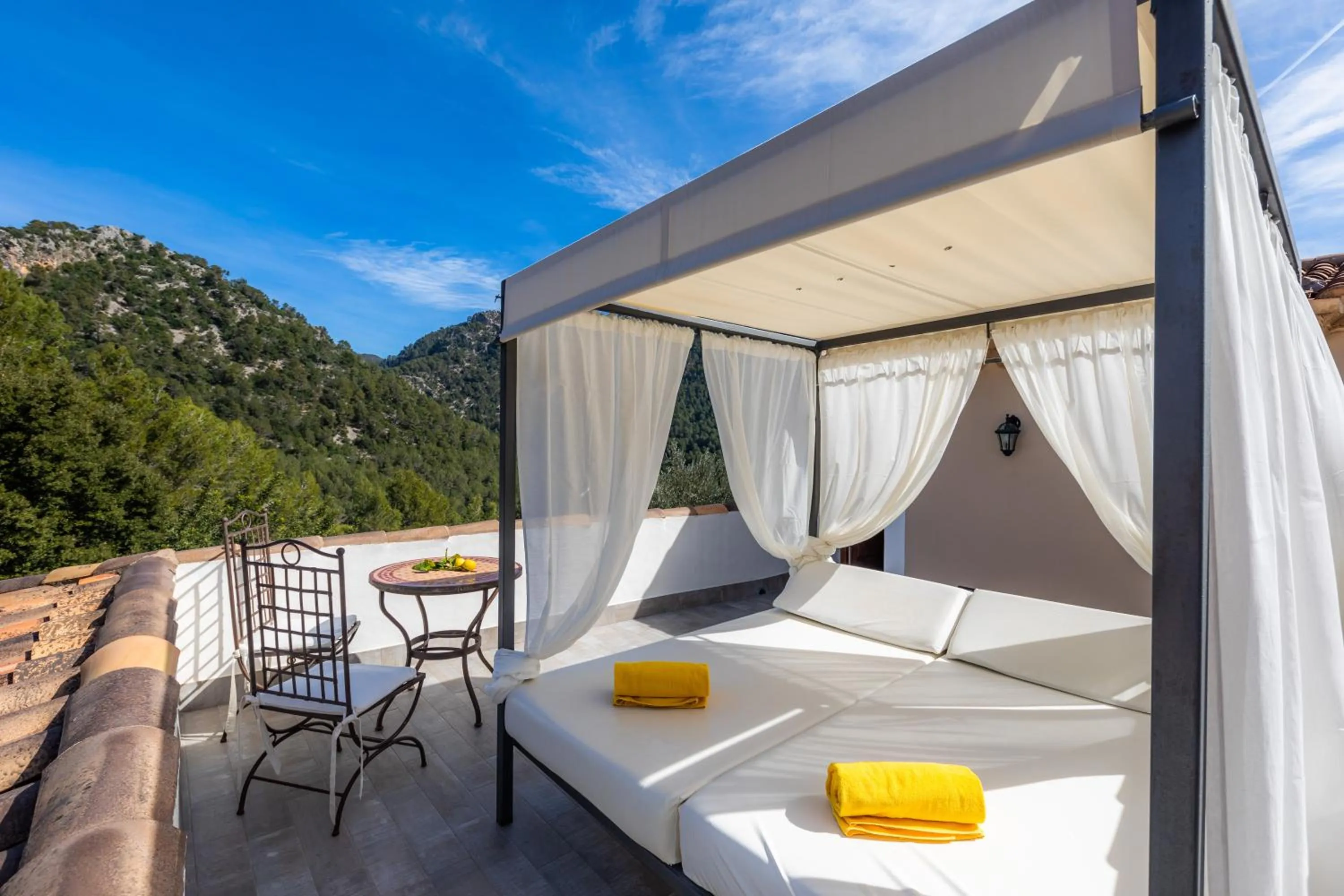 Natural landscape in Finca Albellons