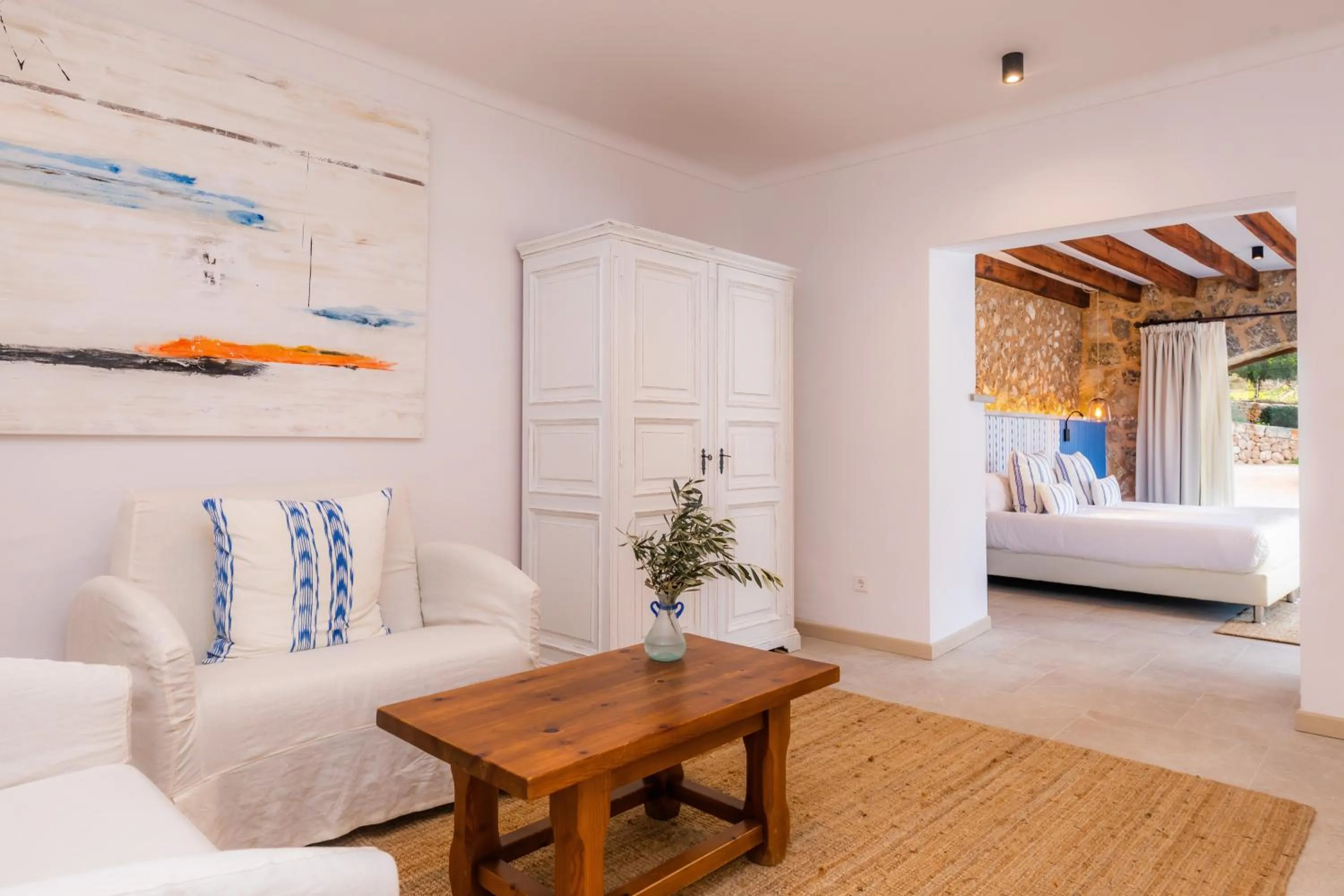 Living room in Finca Albellons