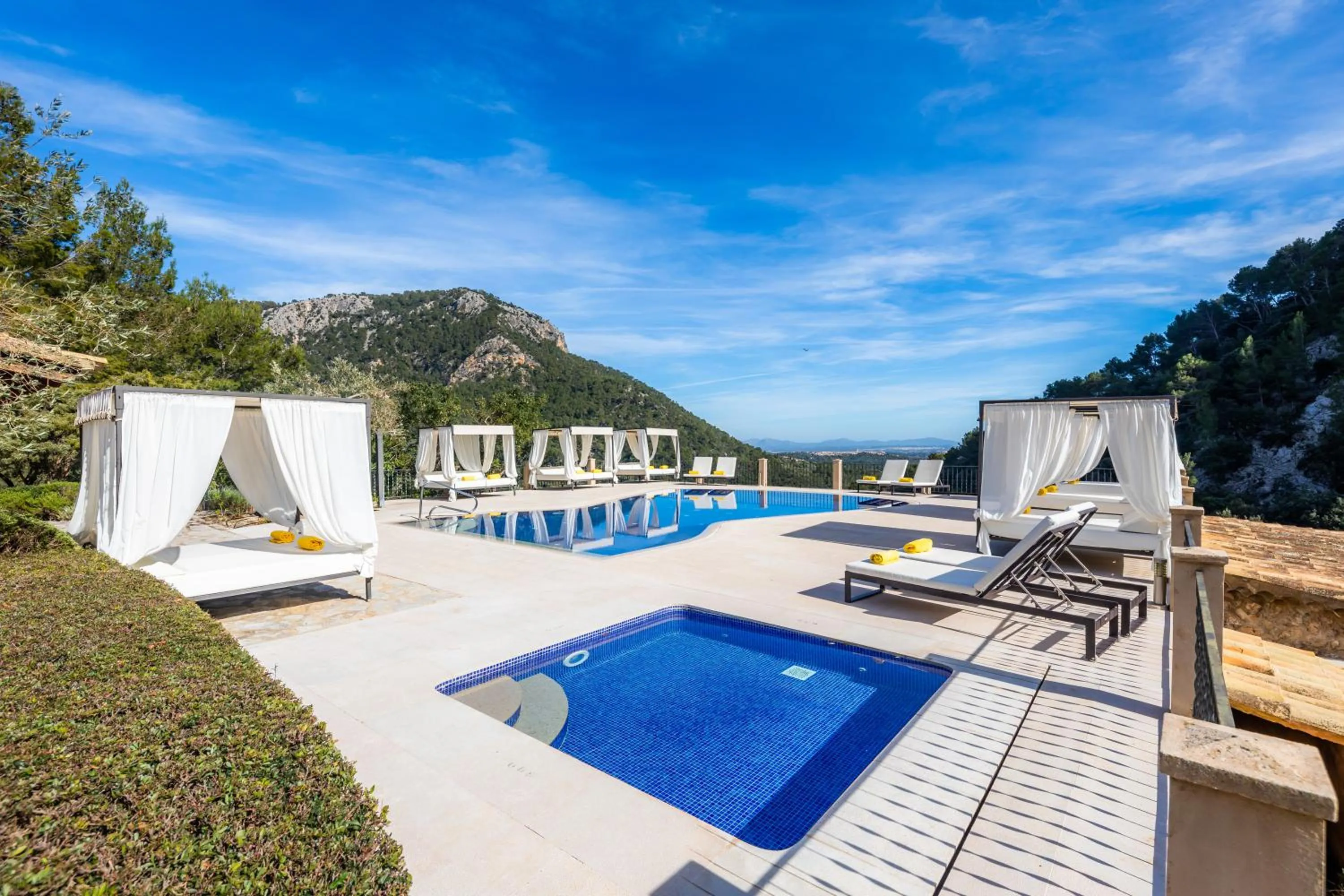 Natural landscape in Finca Albellons