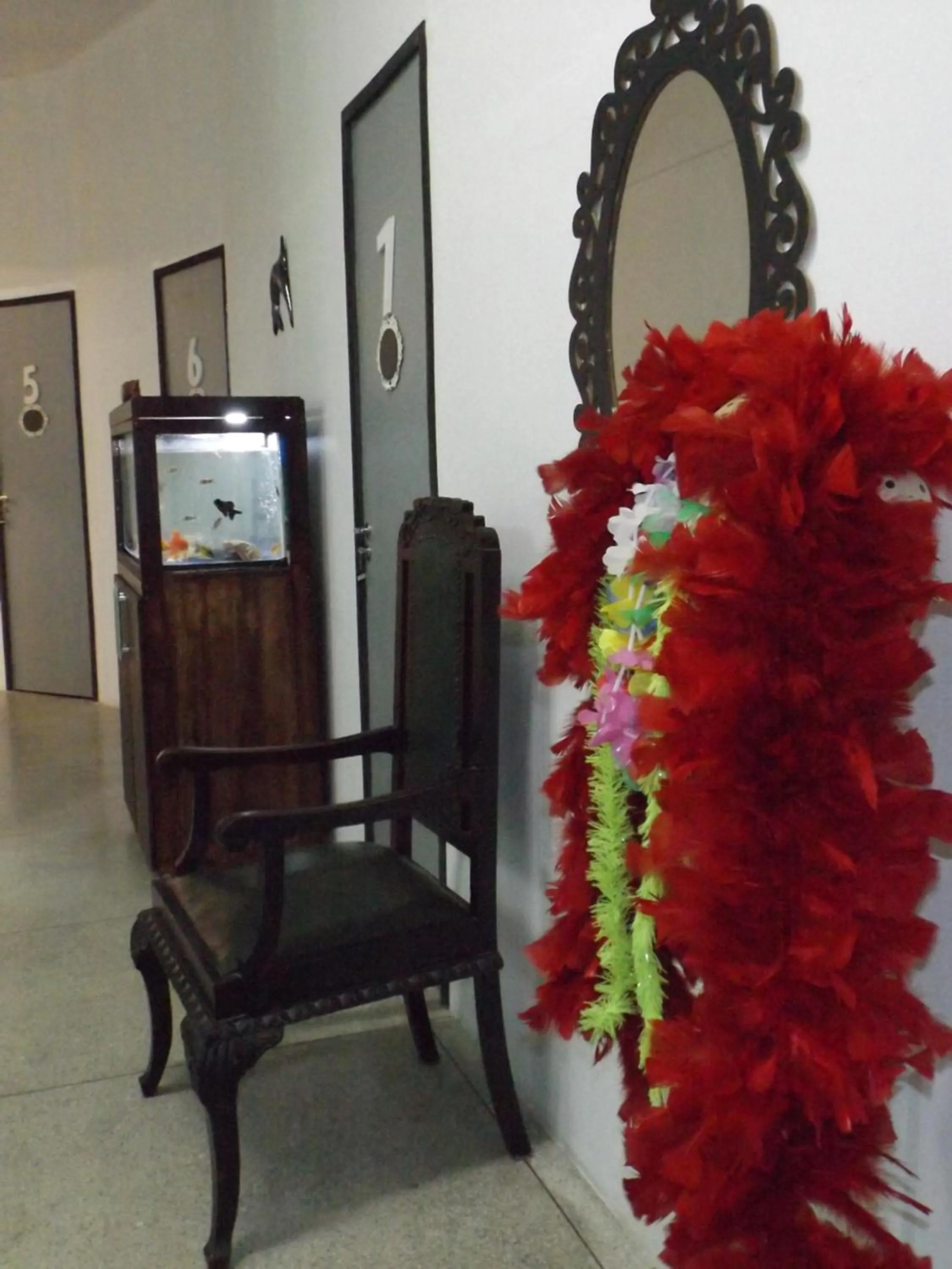 Communal lounge/ TV room in Hostel Lize