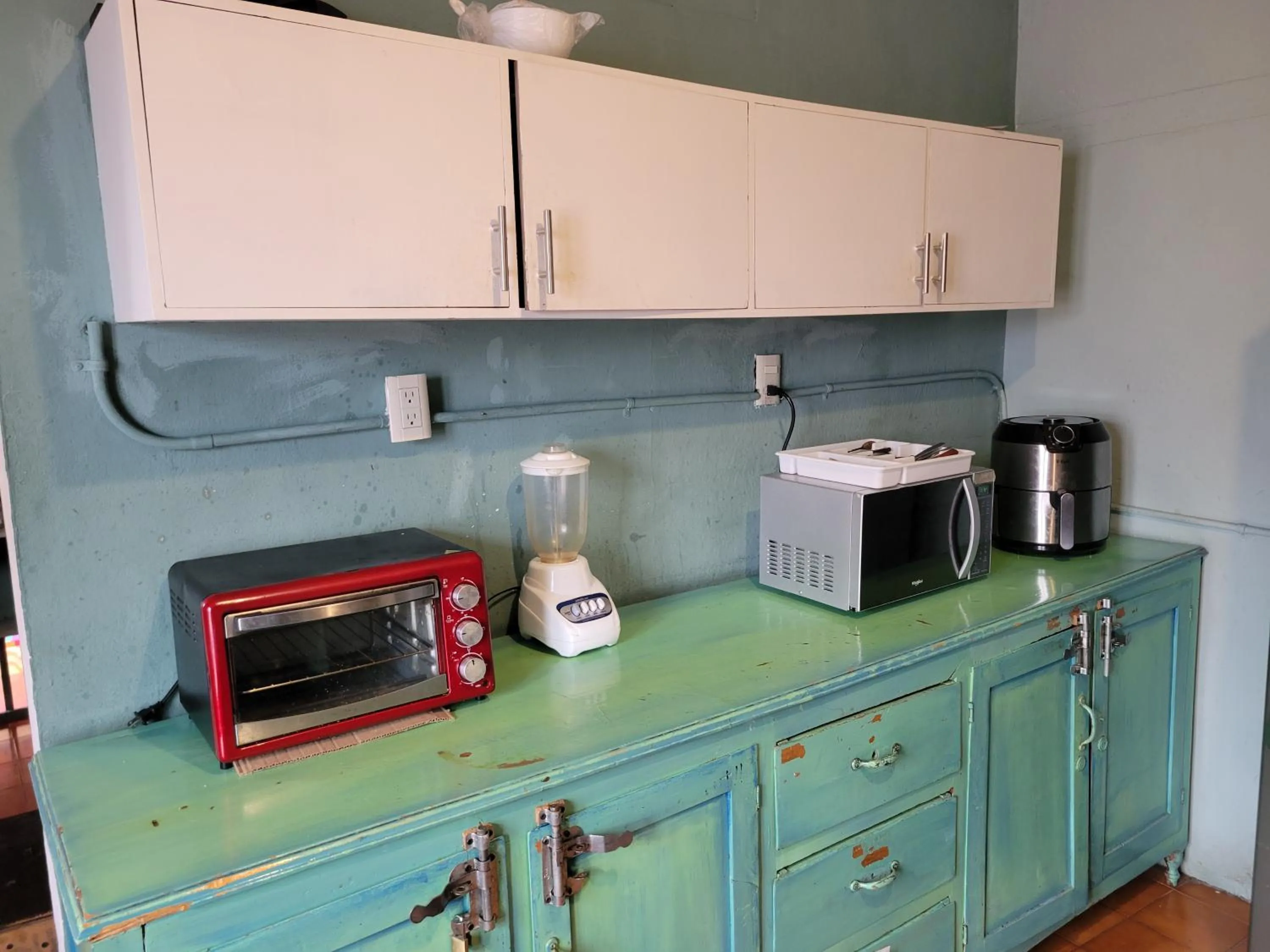 Kitchen or kitchenette in Casa Satoshi