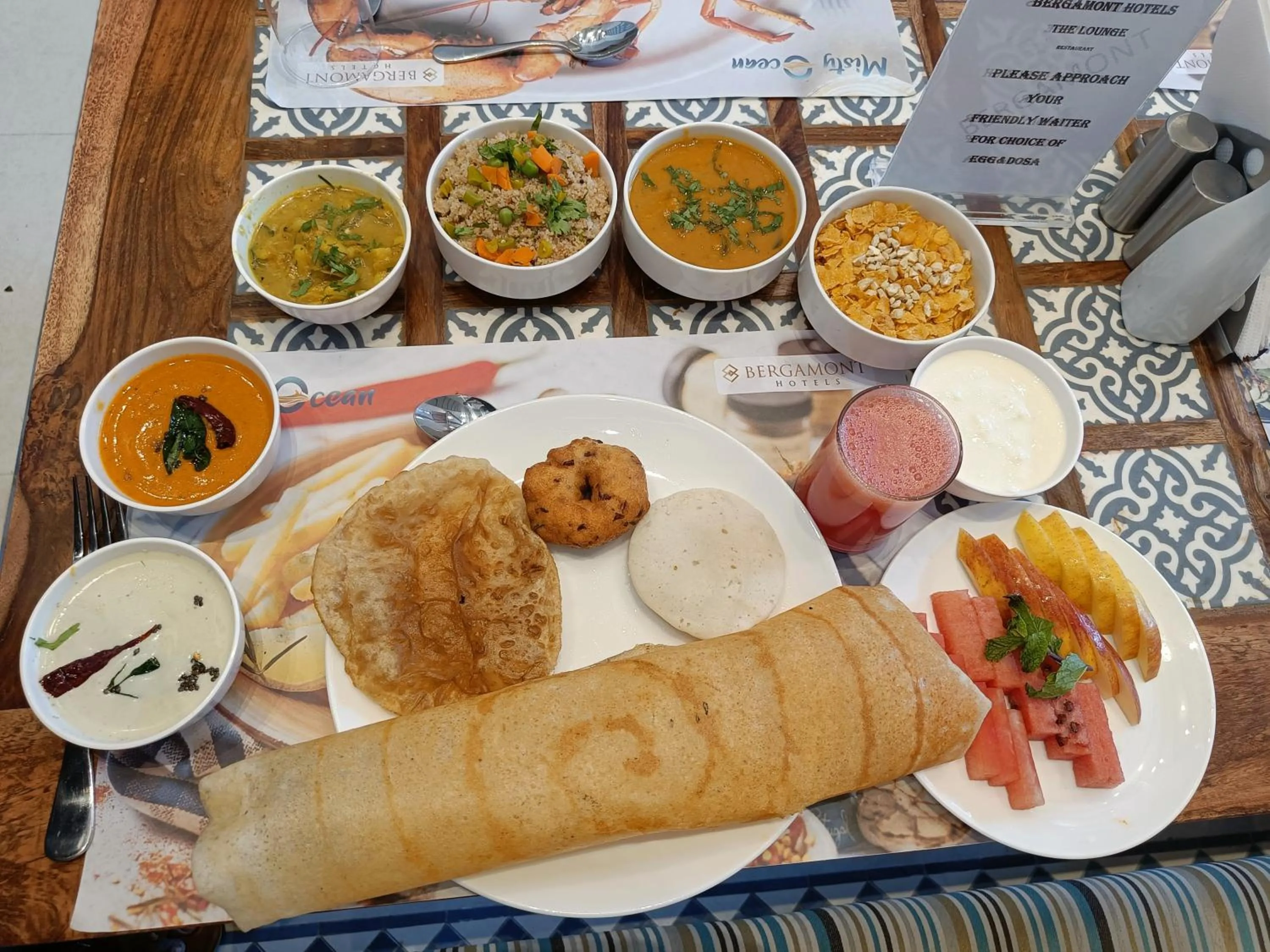 Food in Misty Ocean - A Bergamont Group of Hotel