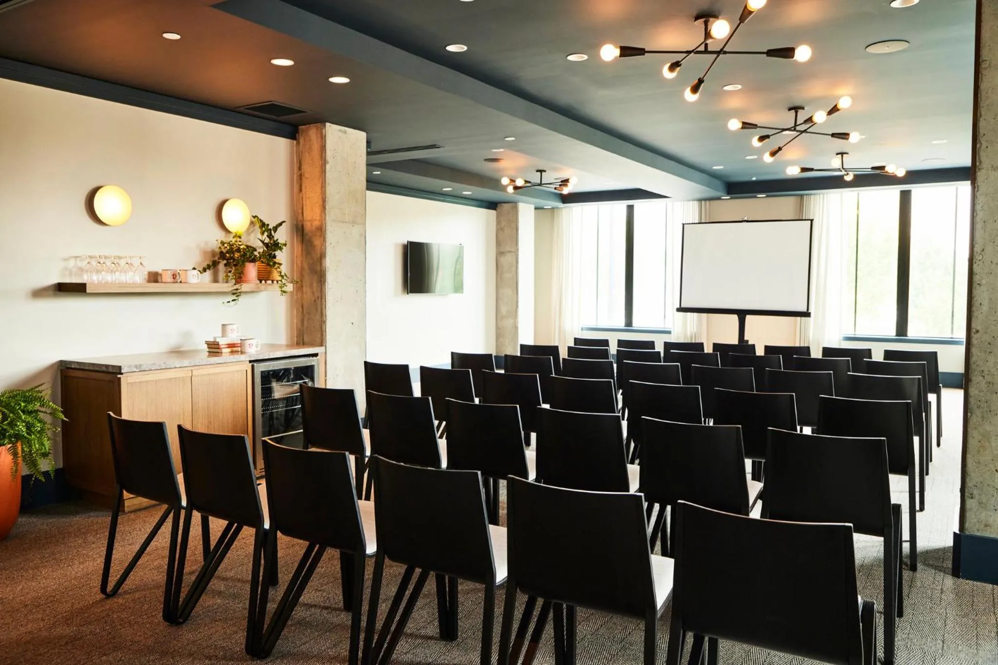 Meeting/conference room in The Junto Hotel