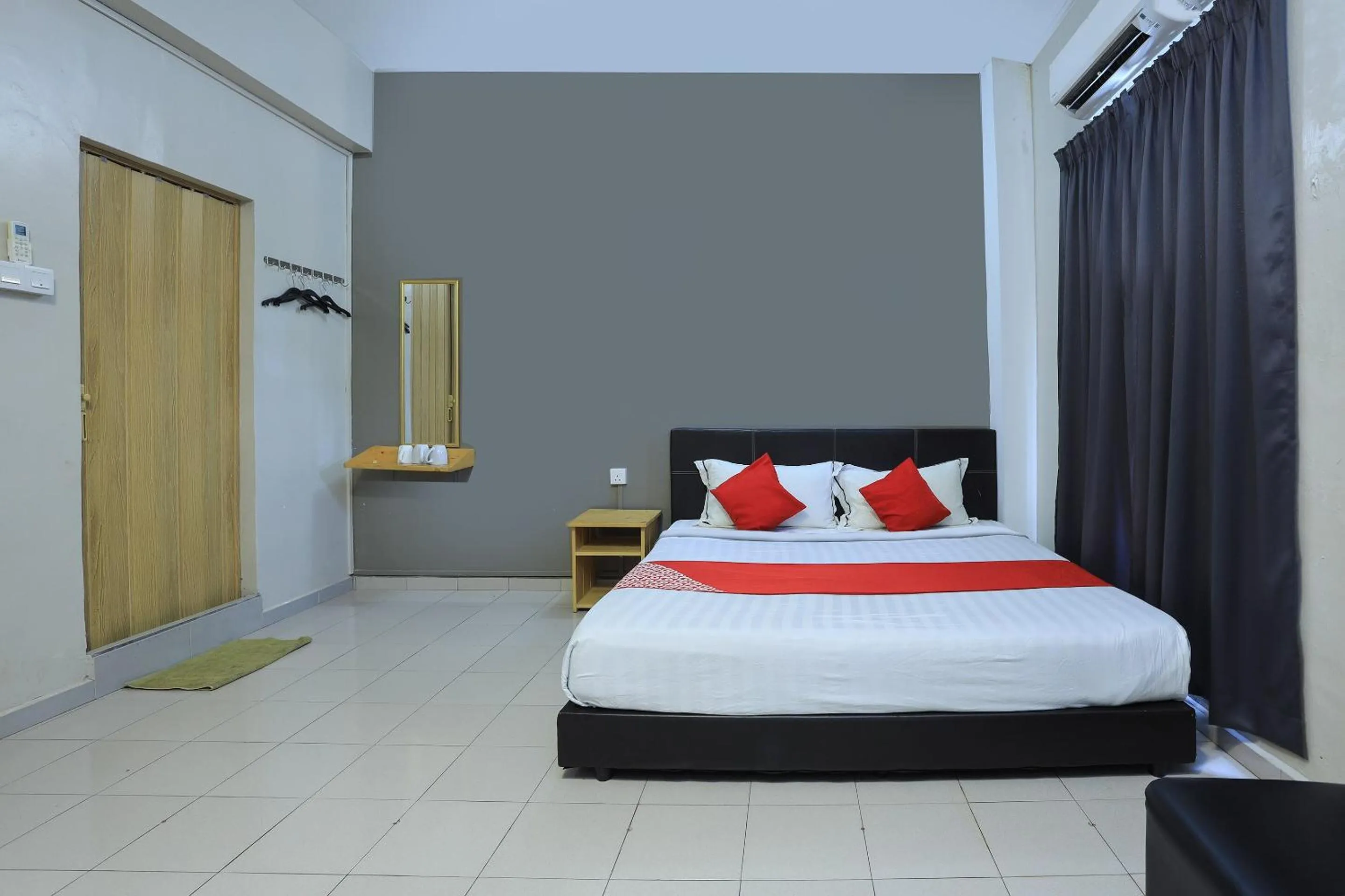 Bed in Dkeris Hotel Melaka