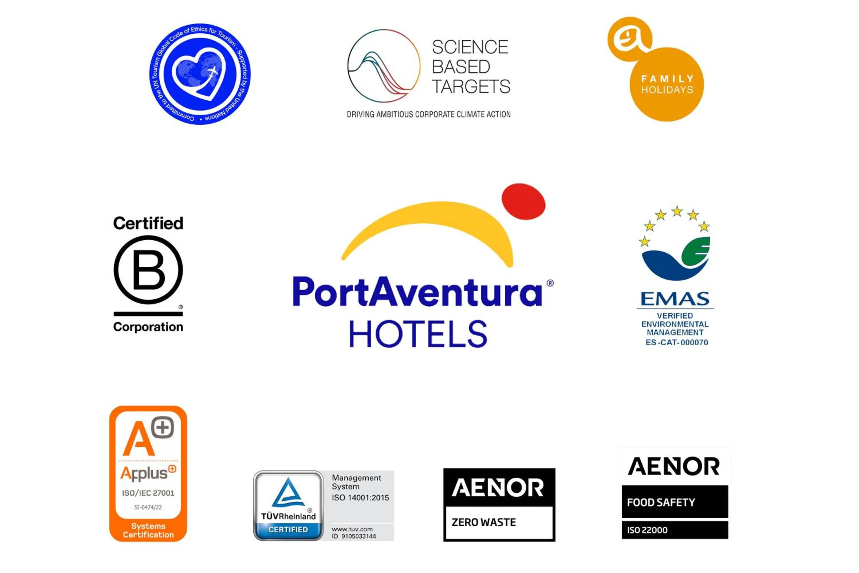 Logo/Certificate/Sign in PortAventura Hotel PortAventura - Includes unlimited access to PortAventura Park & 1 access to Ferrari Land