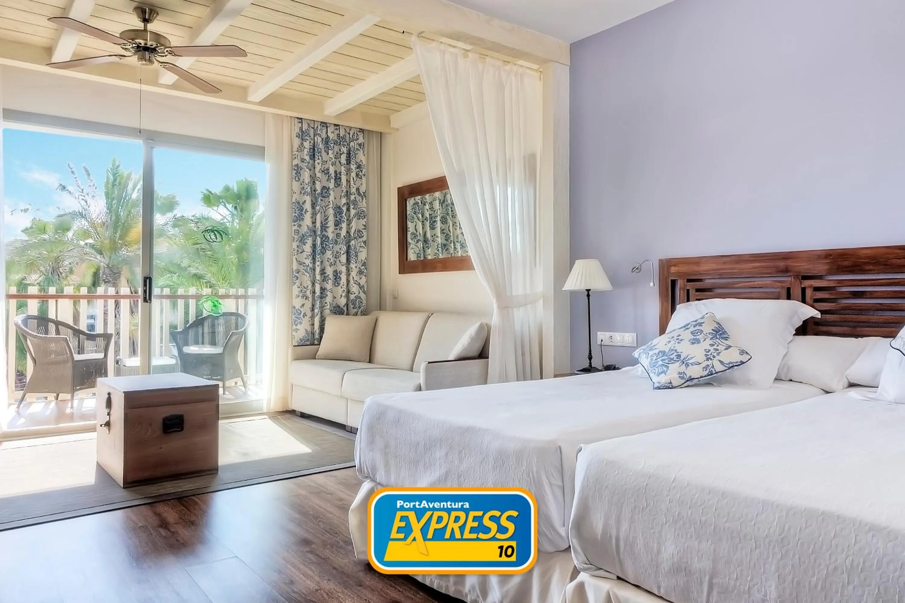 Bedroom, Bed in PortAventura Hotel Caribe - Includes unlimited access to PortAventura Park & 1 access to Ferrari Land