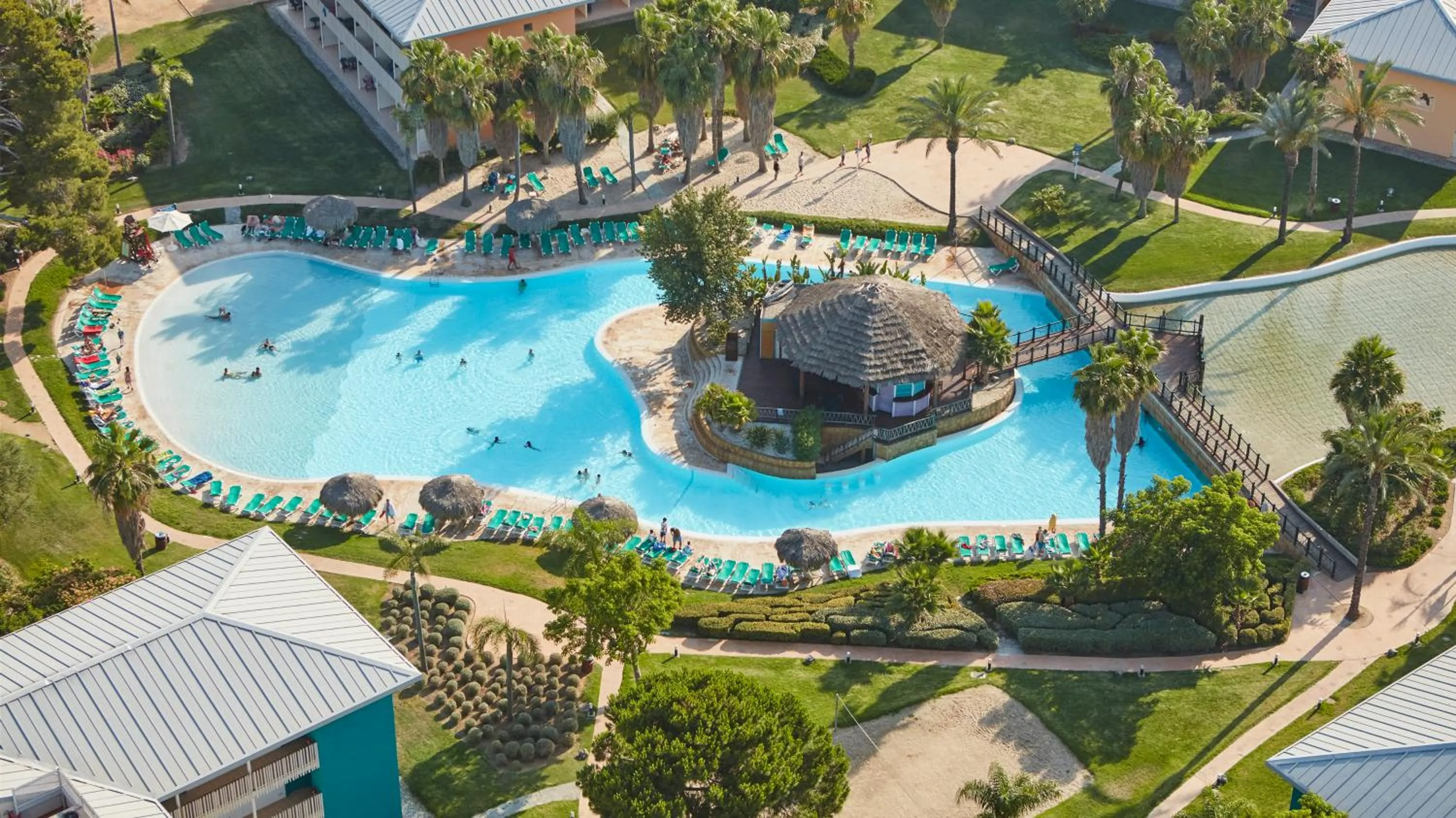 Bird's eye view in PortAventura Hotel Caribe - Includes unlimited access to PortAventura Park & 1 access to Ferrari Land